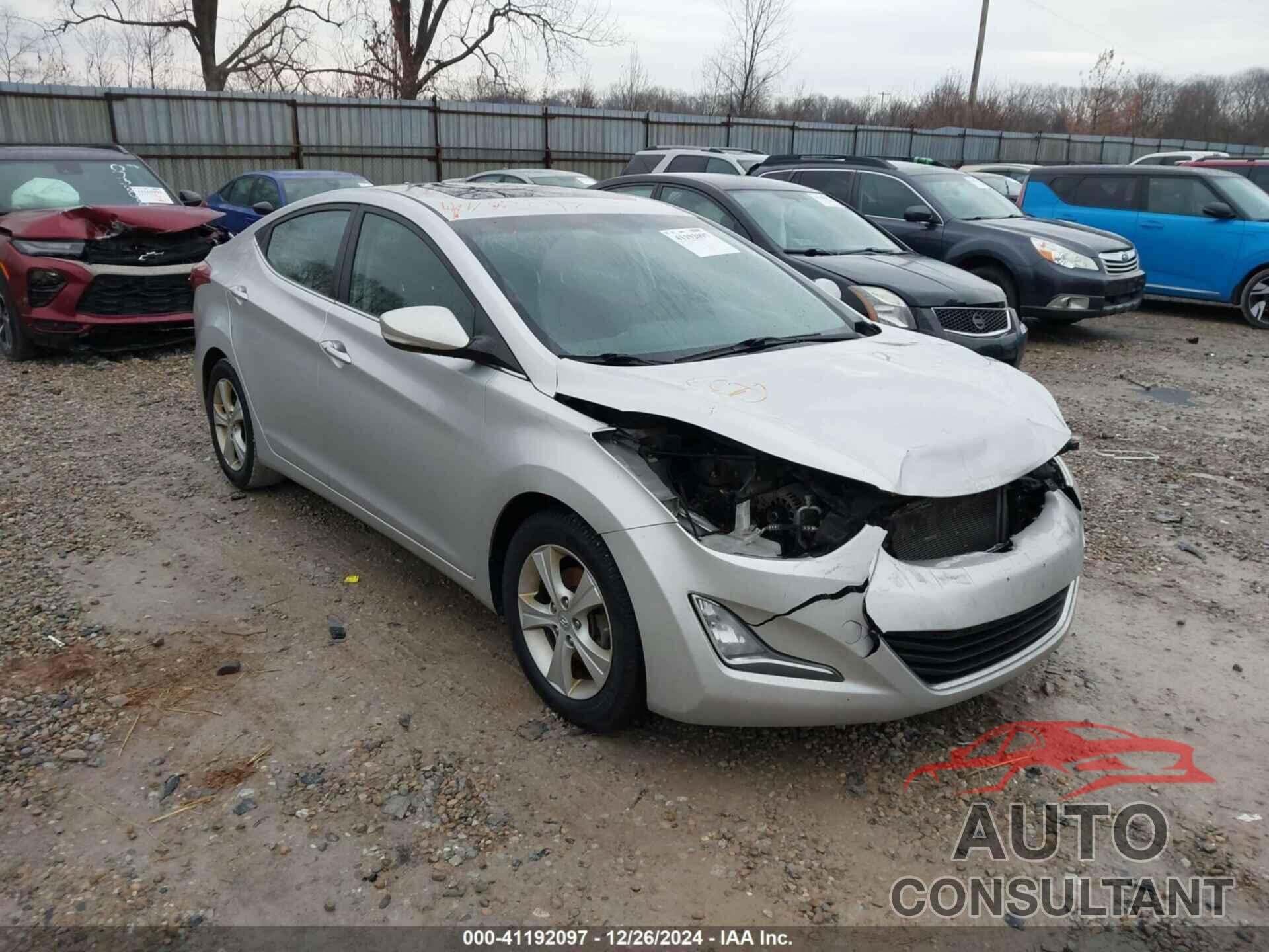 HYUNDAI ELANTRA 2016 - 5NPDH4AE1GH734073