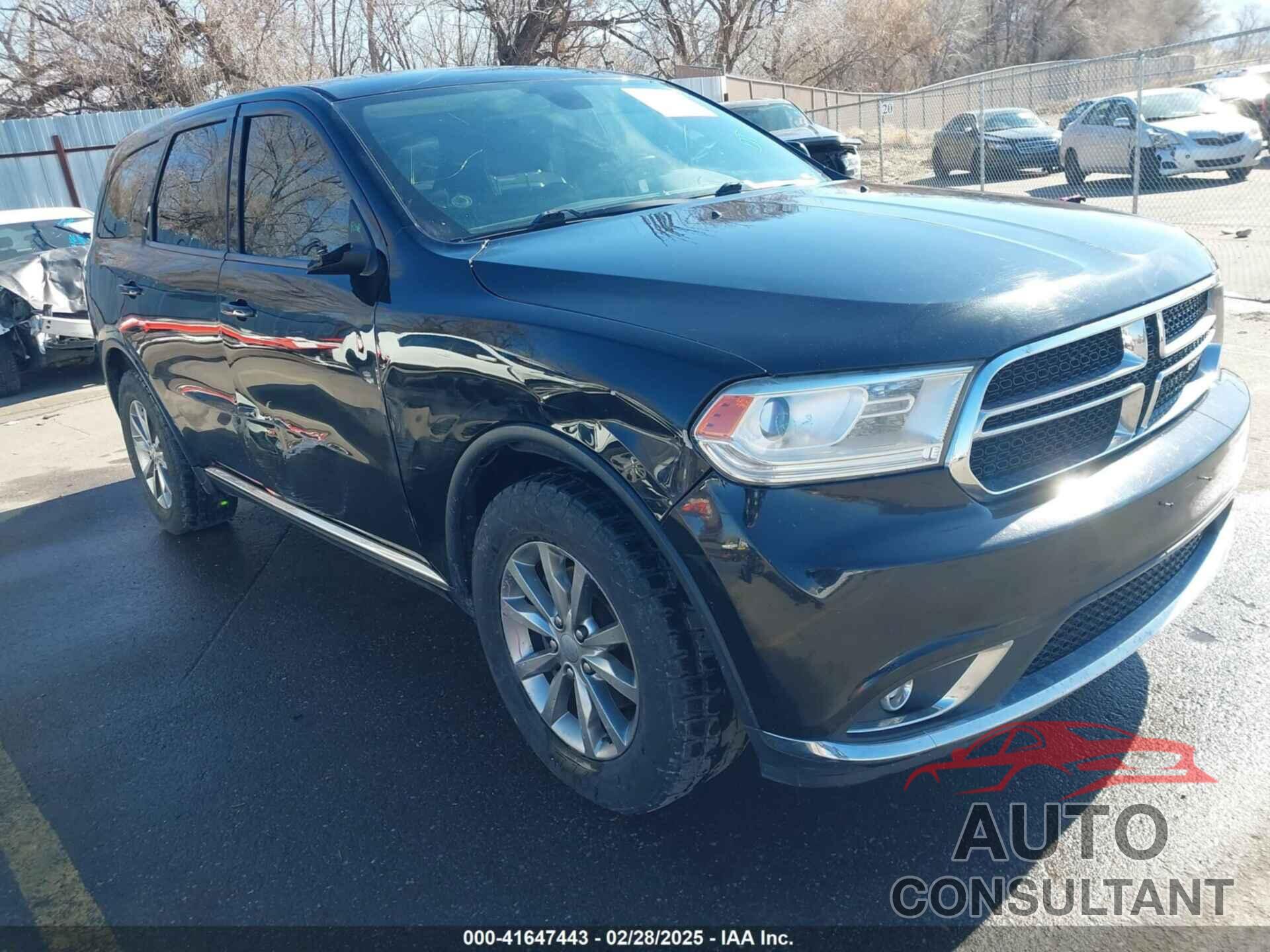 DODGE DURANGO 2018 - 1C4RDHAG3JC354665