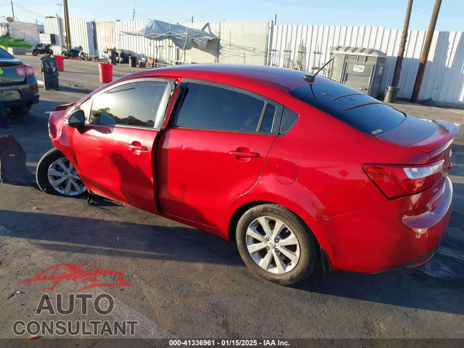 KIA RIO 2013 - KNADN4A30D6164254