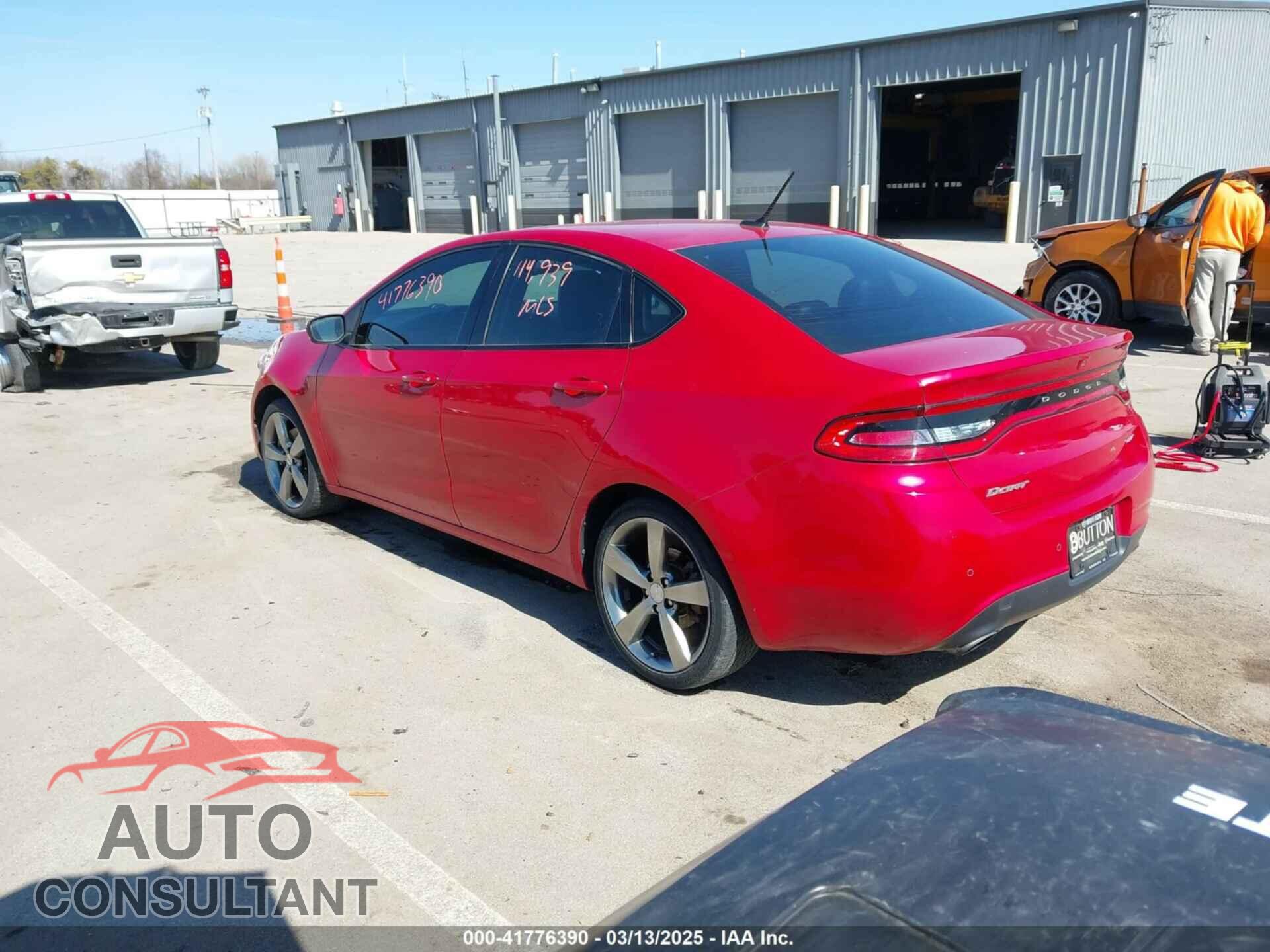 DODGE DART 2014 - 1C3CDFEB5ED798644