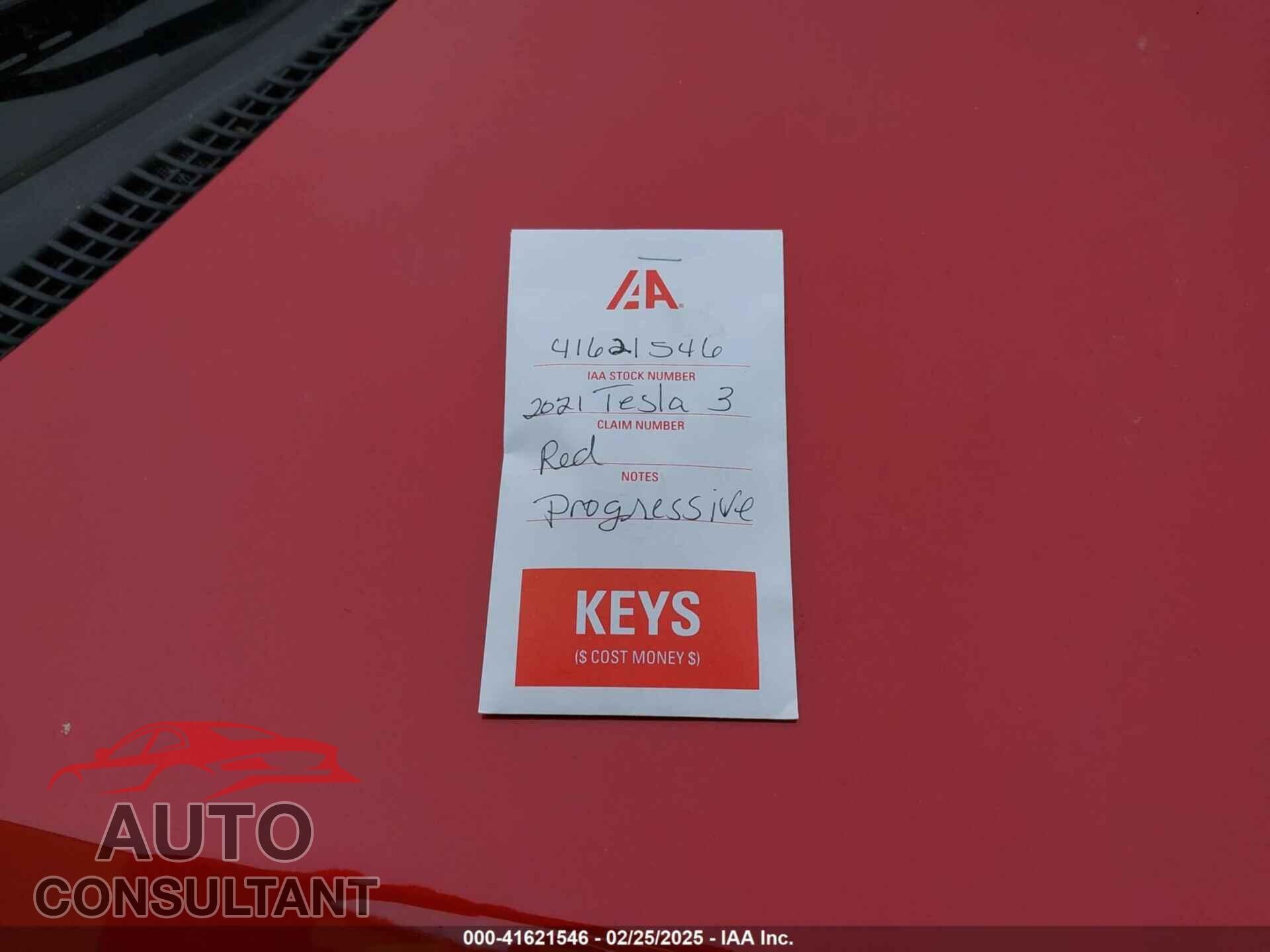 TESLA MODEL 3 2021 - 5YJ3E1EB2MF079595
