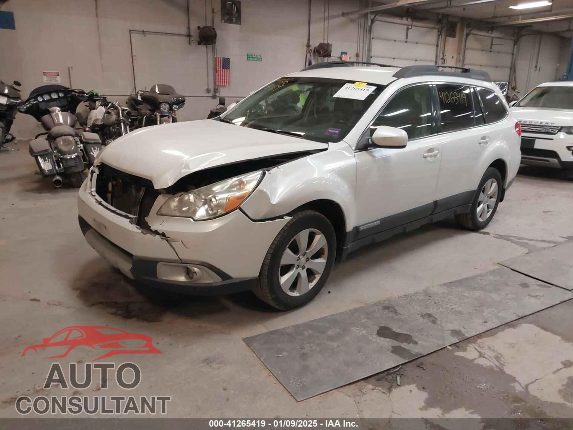 SUBARU OUTBACK 2011 - 4S4BRBJC9B3349478