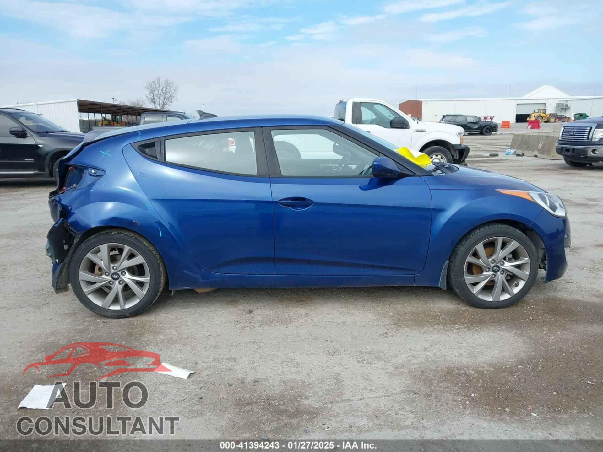 HYUNDAI VELOSTER 2017 - KMHTC6AD8HU309868