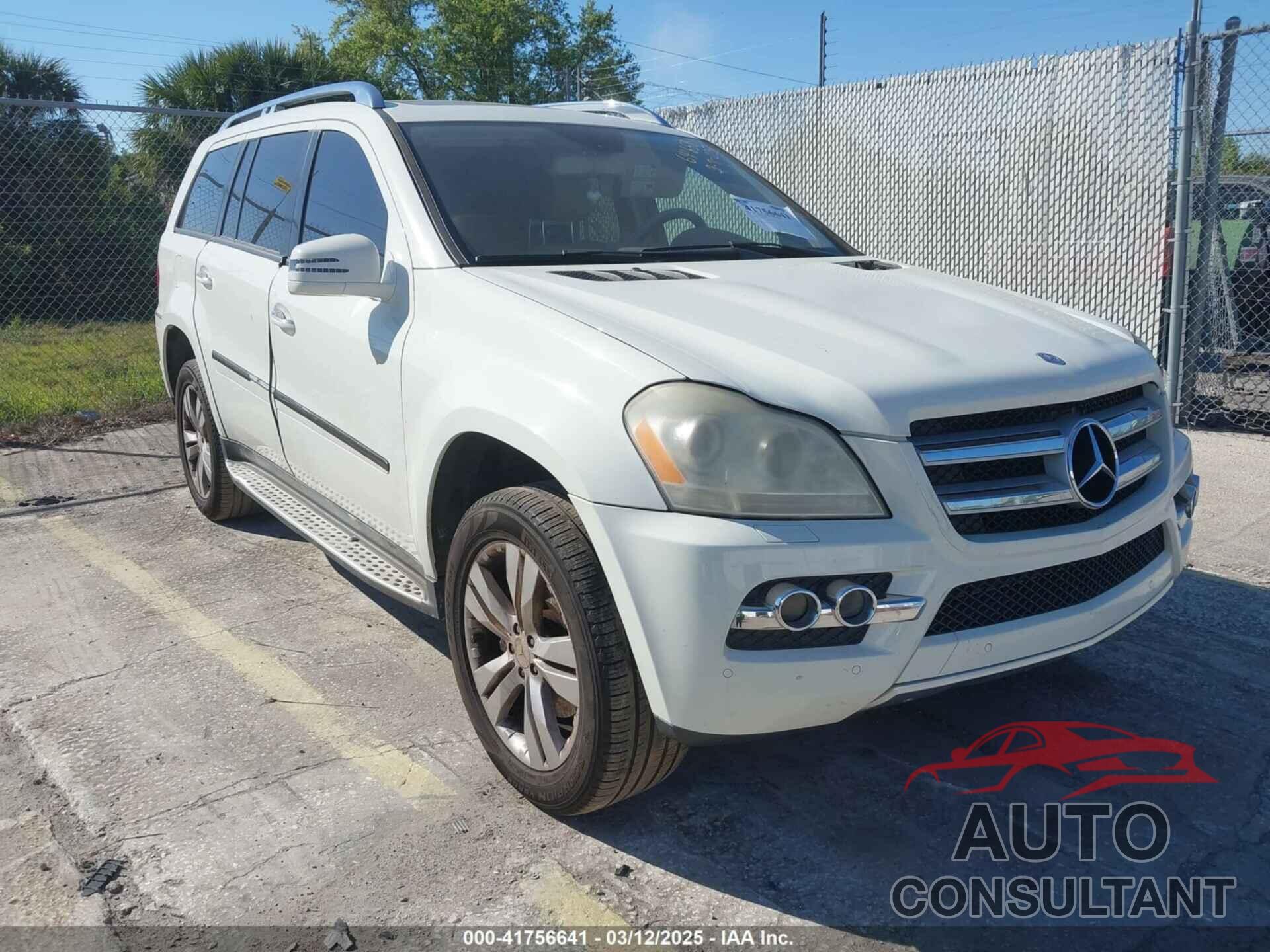MERCEDES-BENZ GL 450 2011 - 4JGBF7BE1BA641658