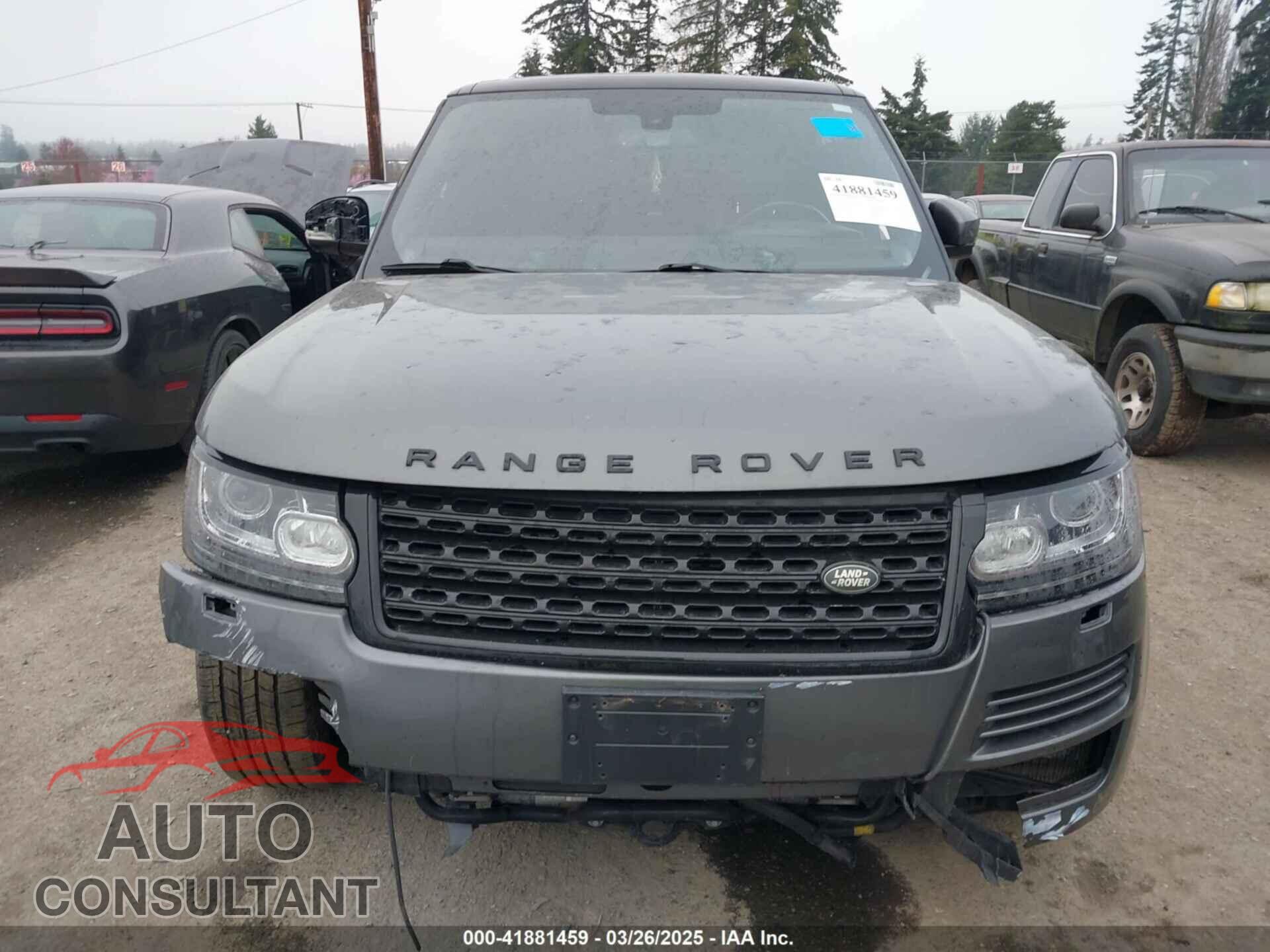 LAND ROVER RANGE ROVER 2015 - SALGS2VF8FA231130