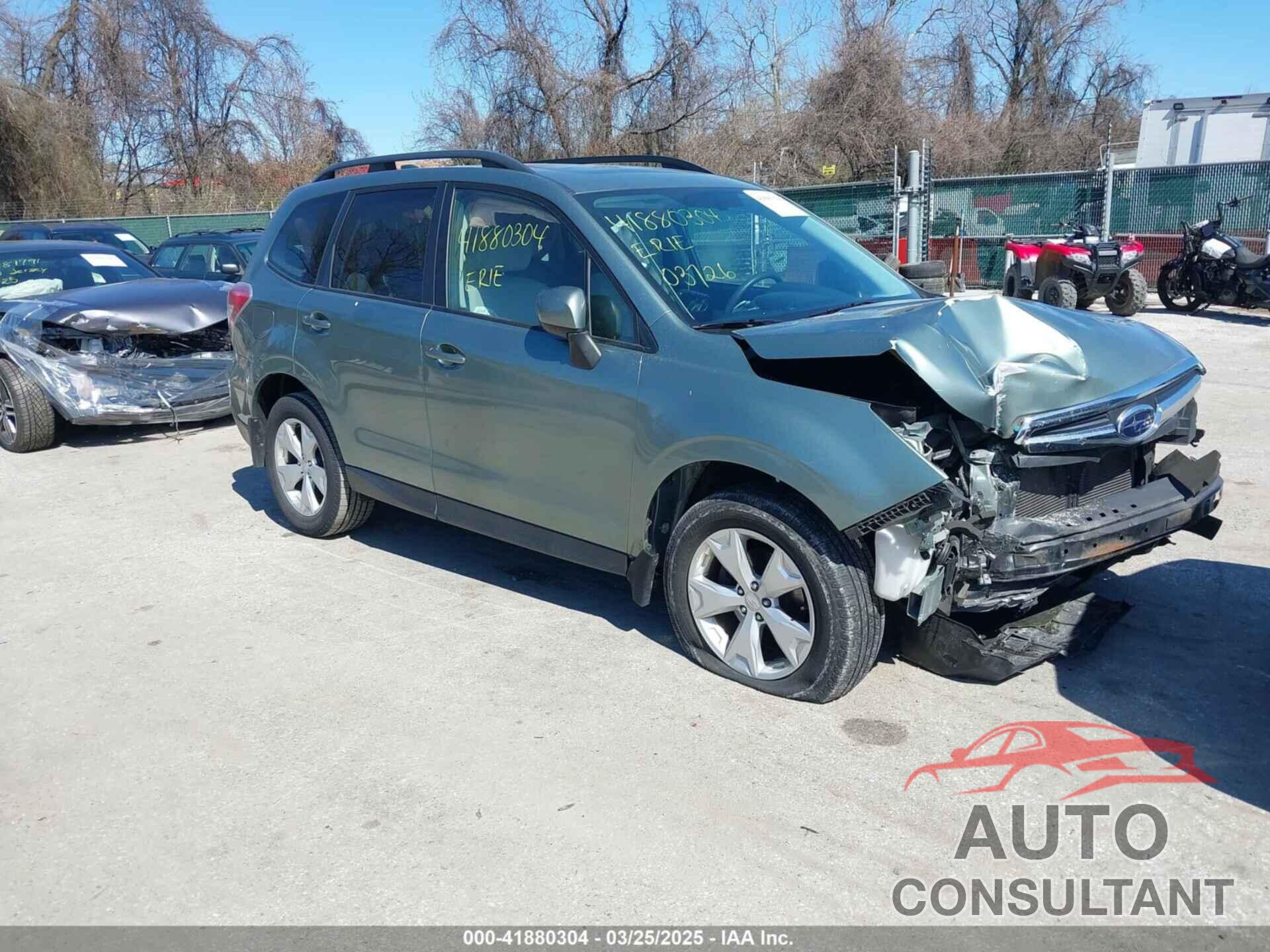 SUBARU FORESTER 2016 - JF2SJADC2GH498828