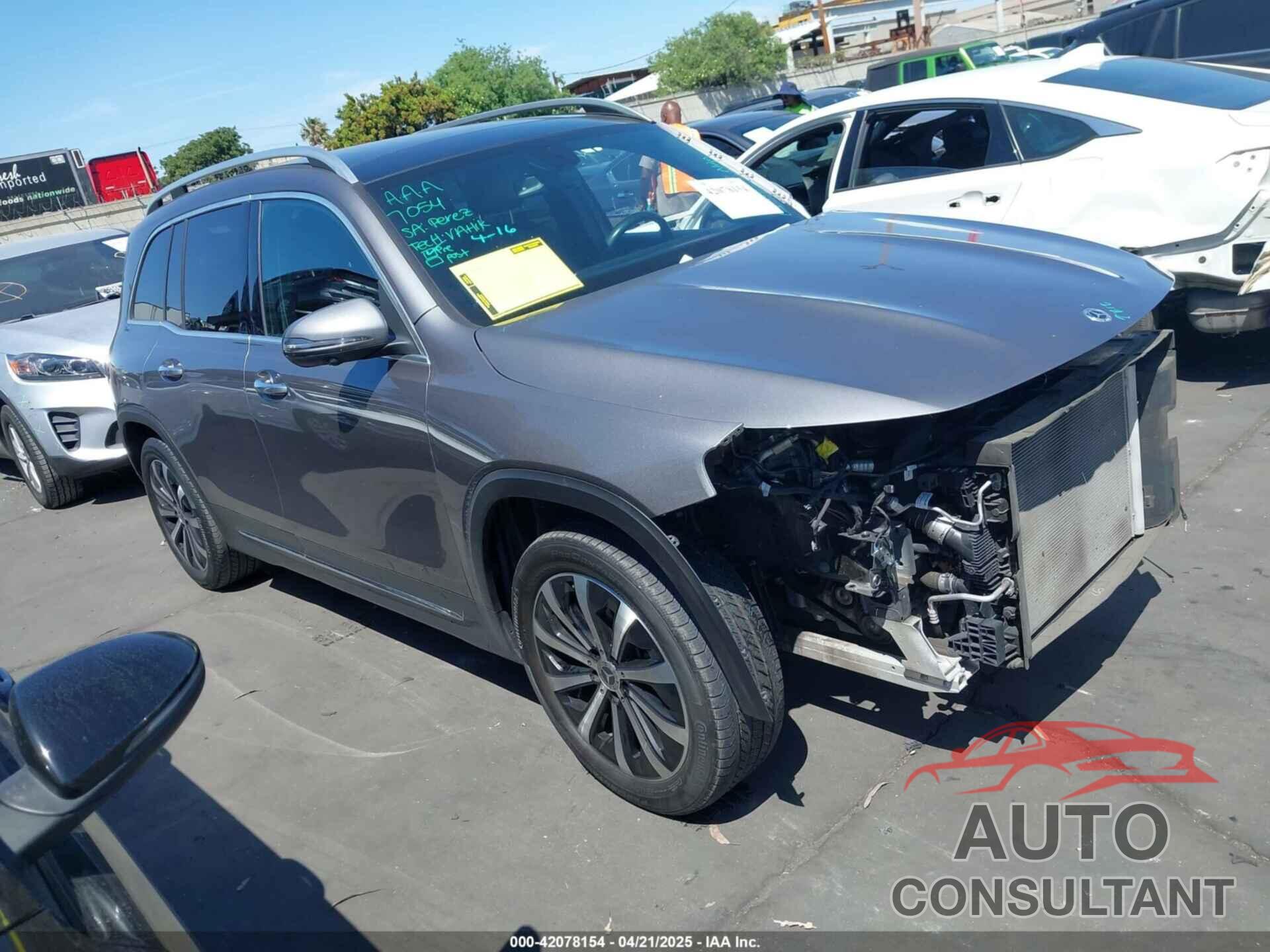 MERCEDES-BENZ GLB 250 2021 - W1N4M4GB4MW123624