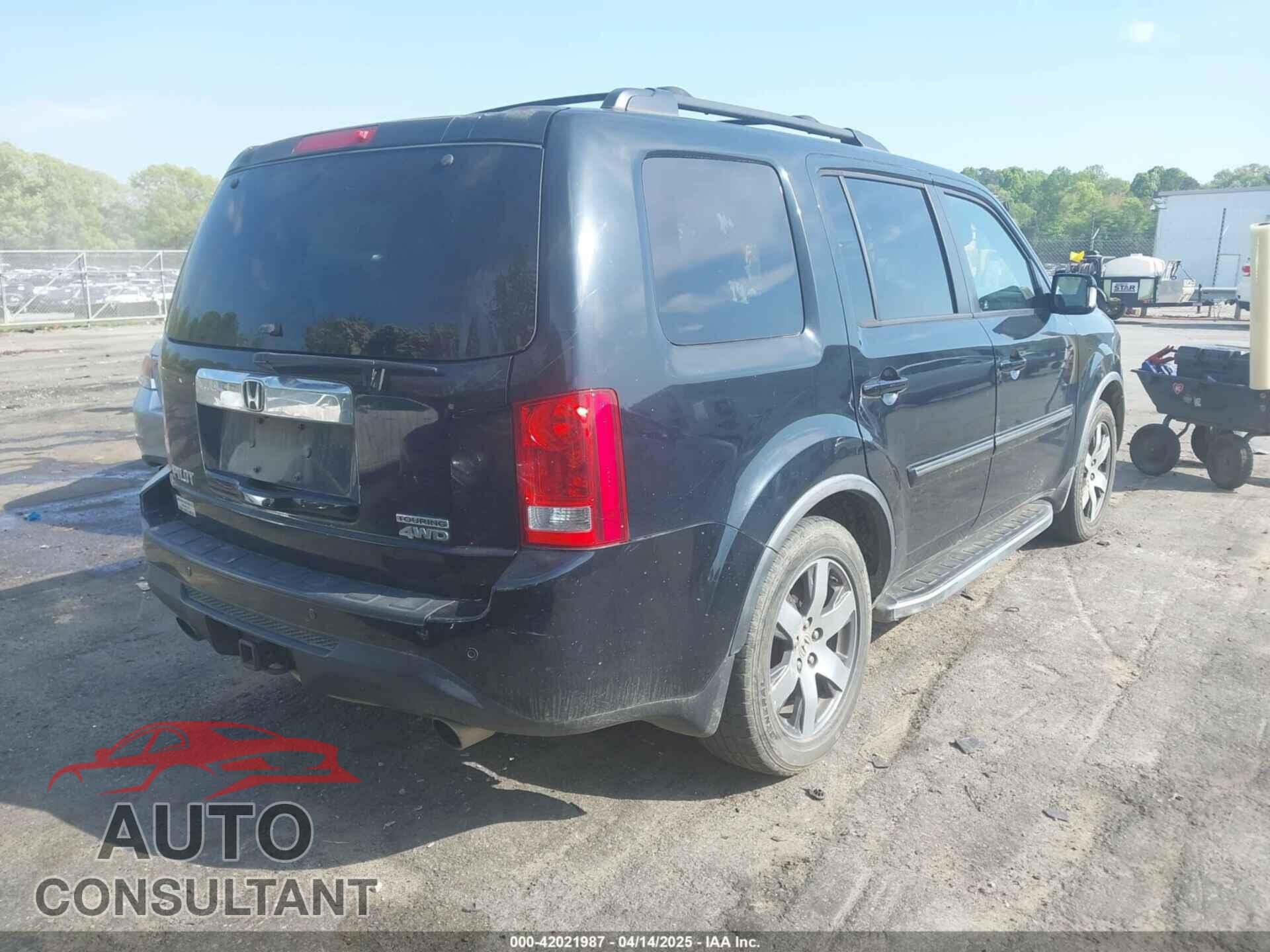 HONDA PILOT 2012 - 5FNYF4H95CB026191