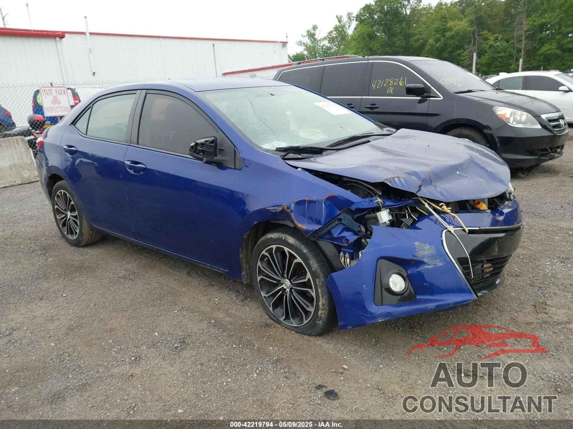 TOYOTA COROLLA 2015 - 2T1BURHE7FC364335