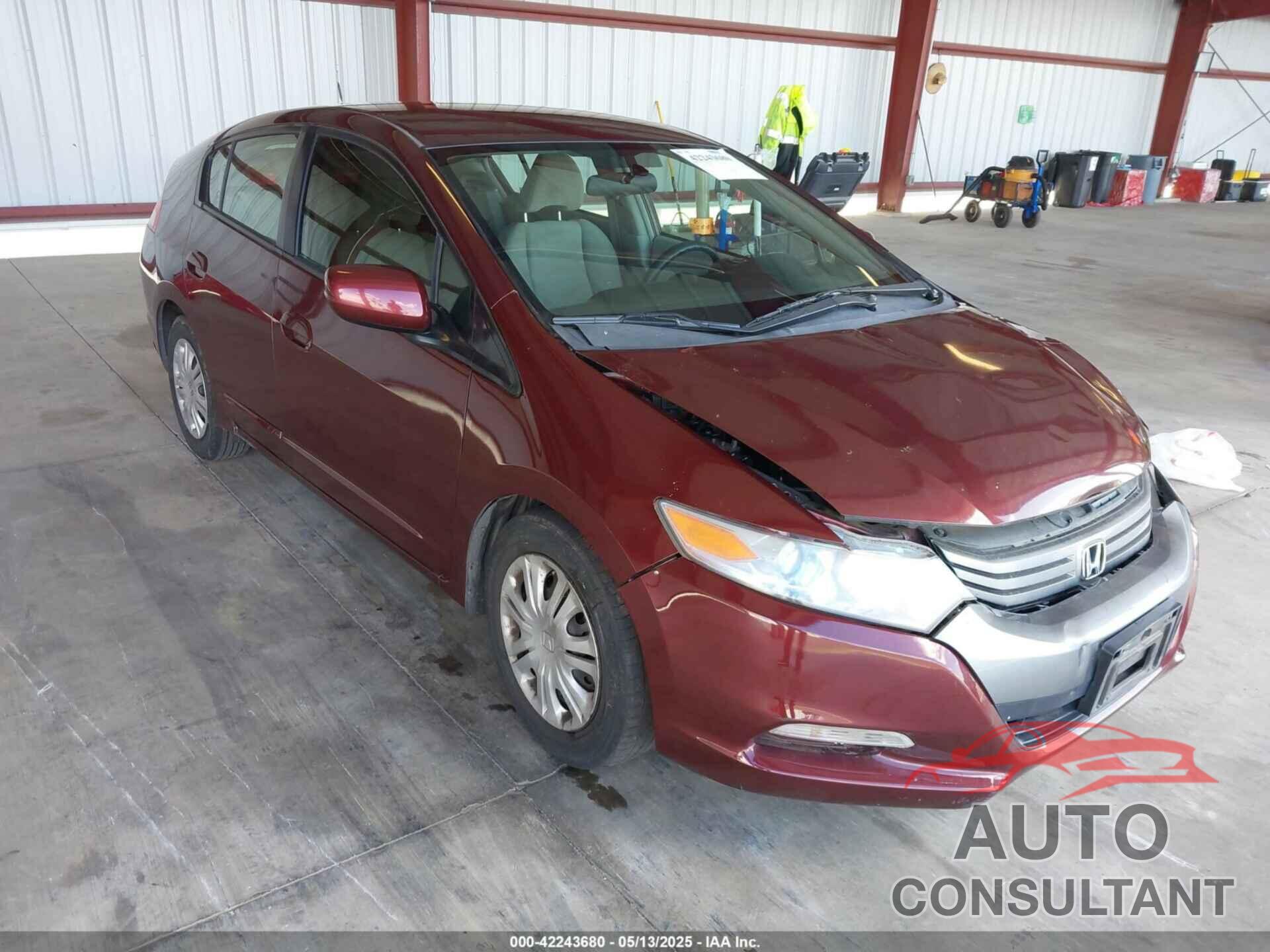 HONDA INSIGHT 2011 - JHMZE2H32BS004995