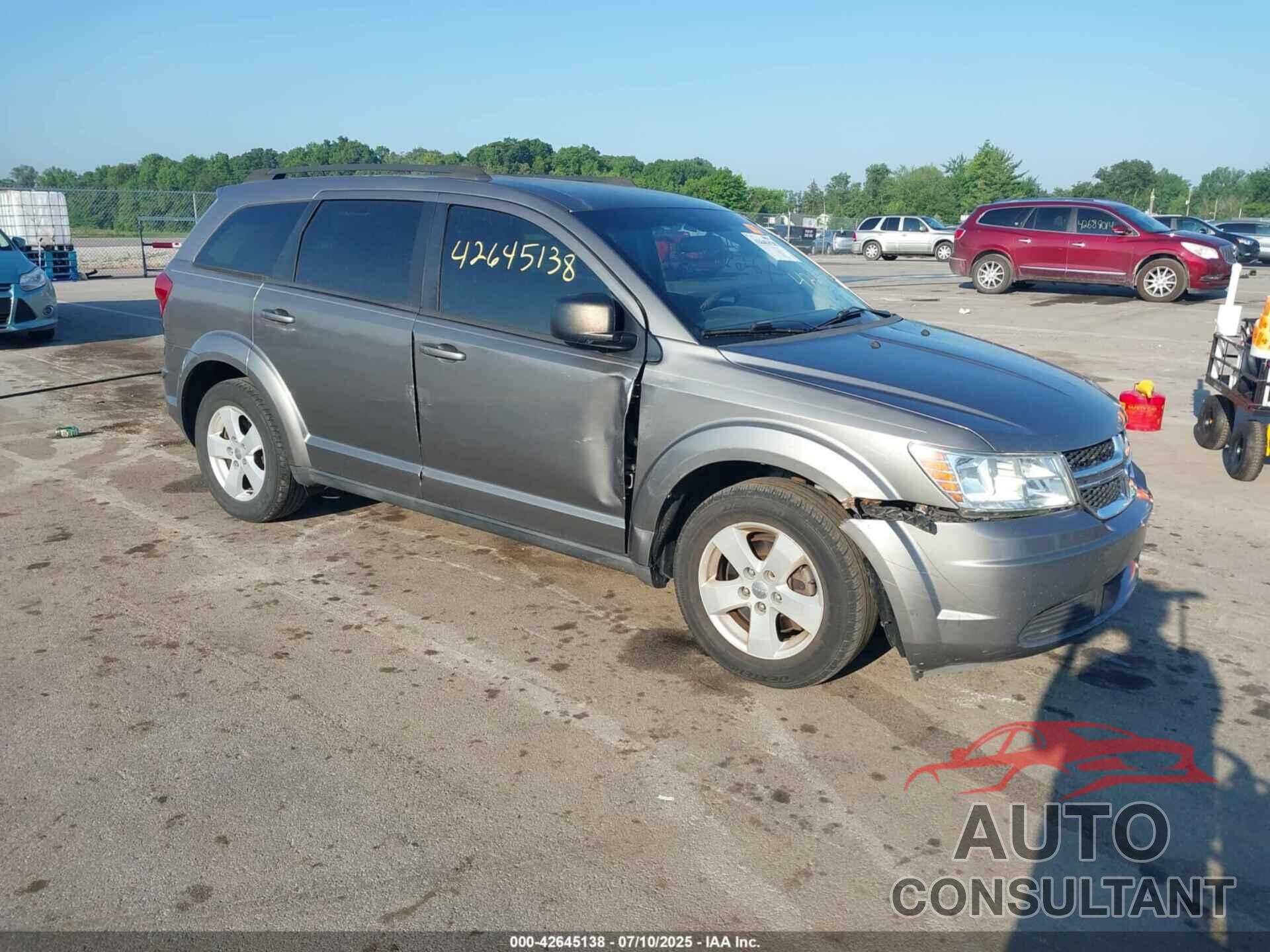 DODGE JOURNEY 2013 - 3C4PDCAB0DT608193