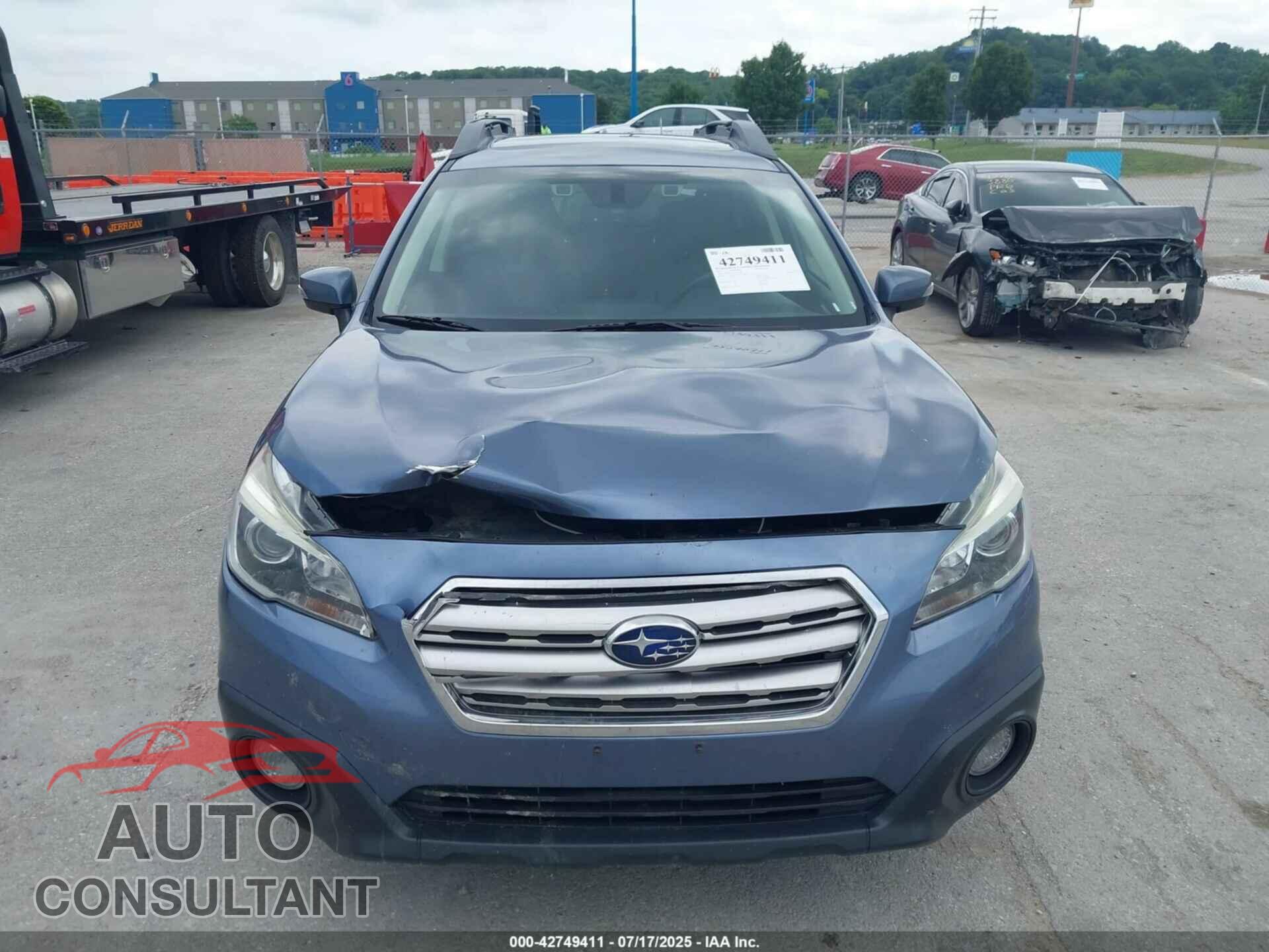 SUBARU OUTBACK 2017 - 4S4BSANC2H3216384