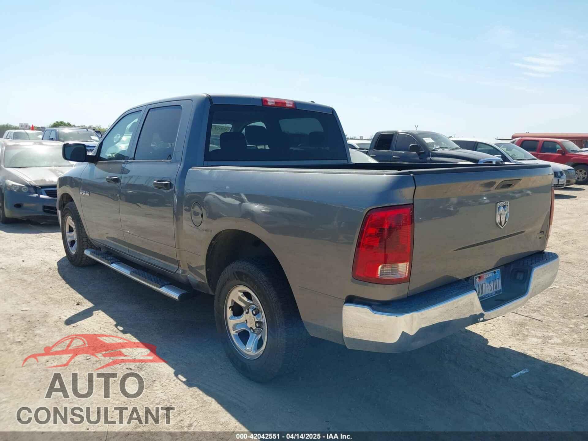 DODGE RAM 1500 2010 - 1D7RB1CP8AS209613