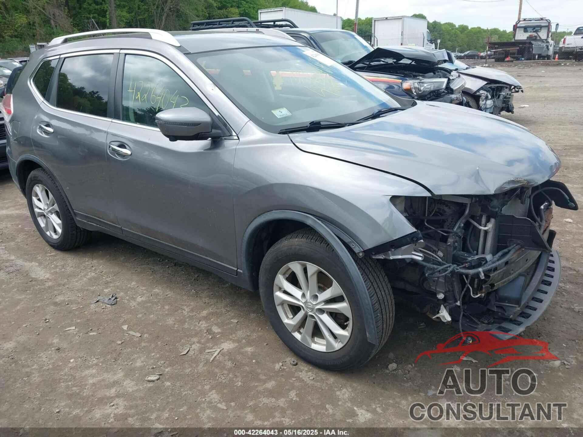 NISSAN ROGUE 2016 - KNMAT2MVXGP618831