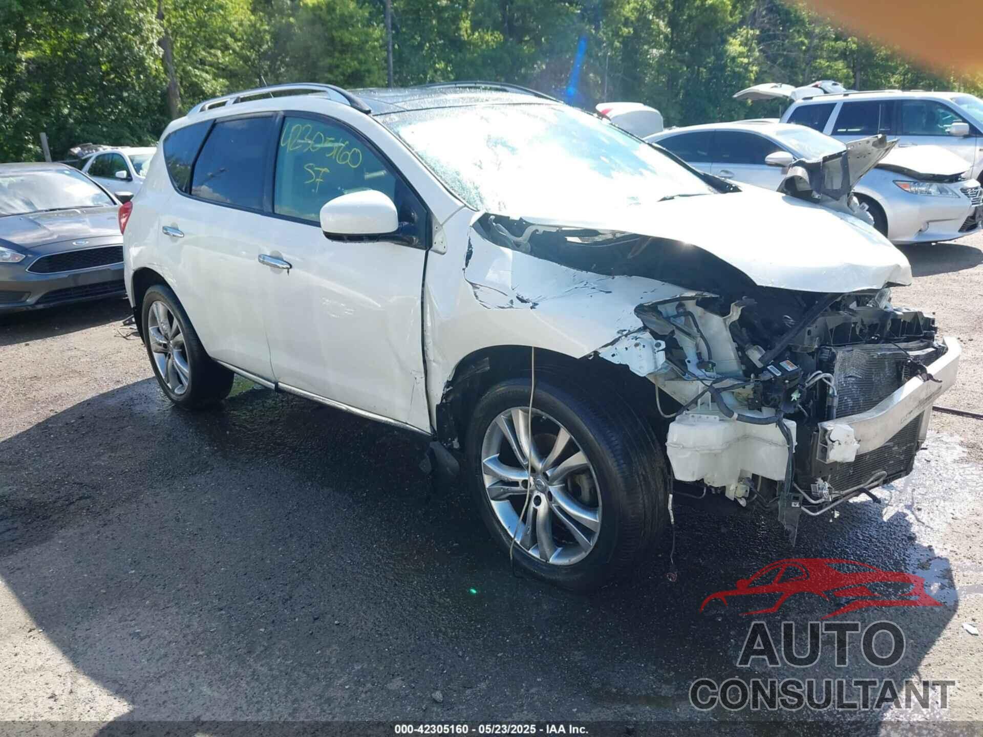 NISSAN MURANO 2009 - JN8AZ18W49W121248