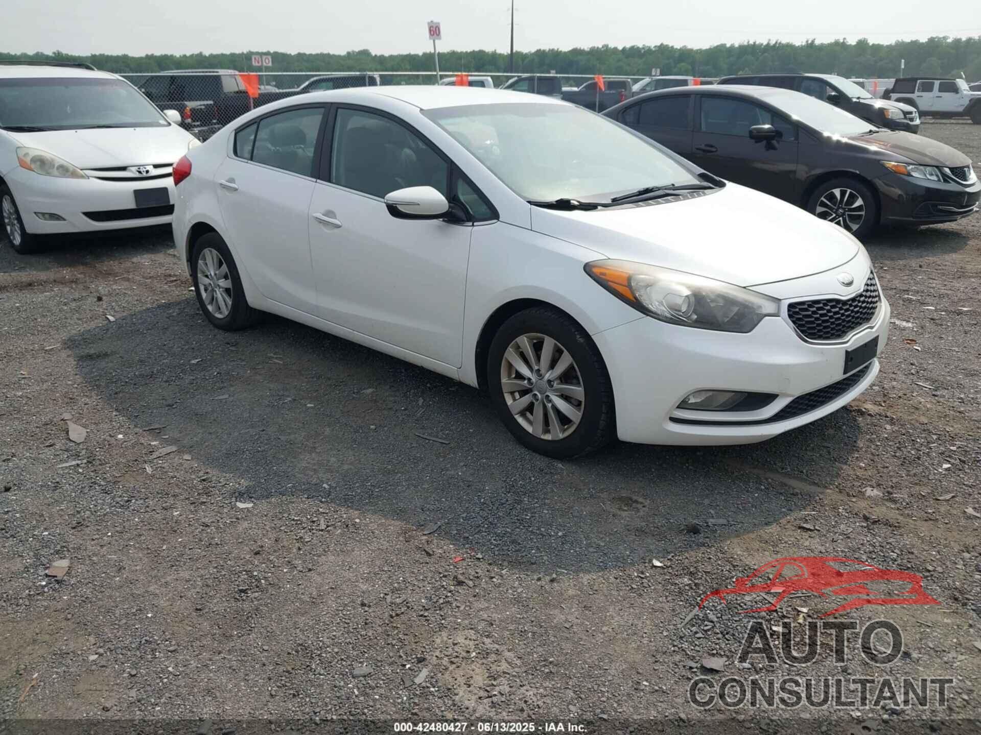 KIA FORTE 2014 - KNAFX4A85E5052524