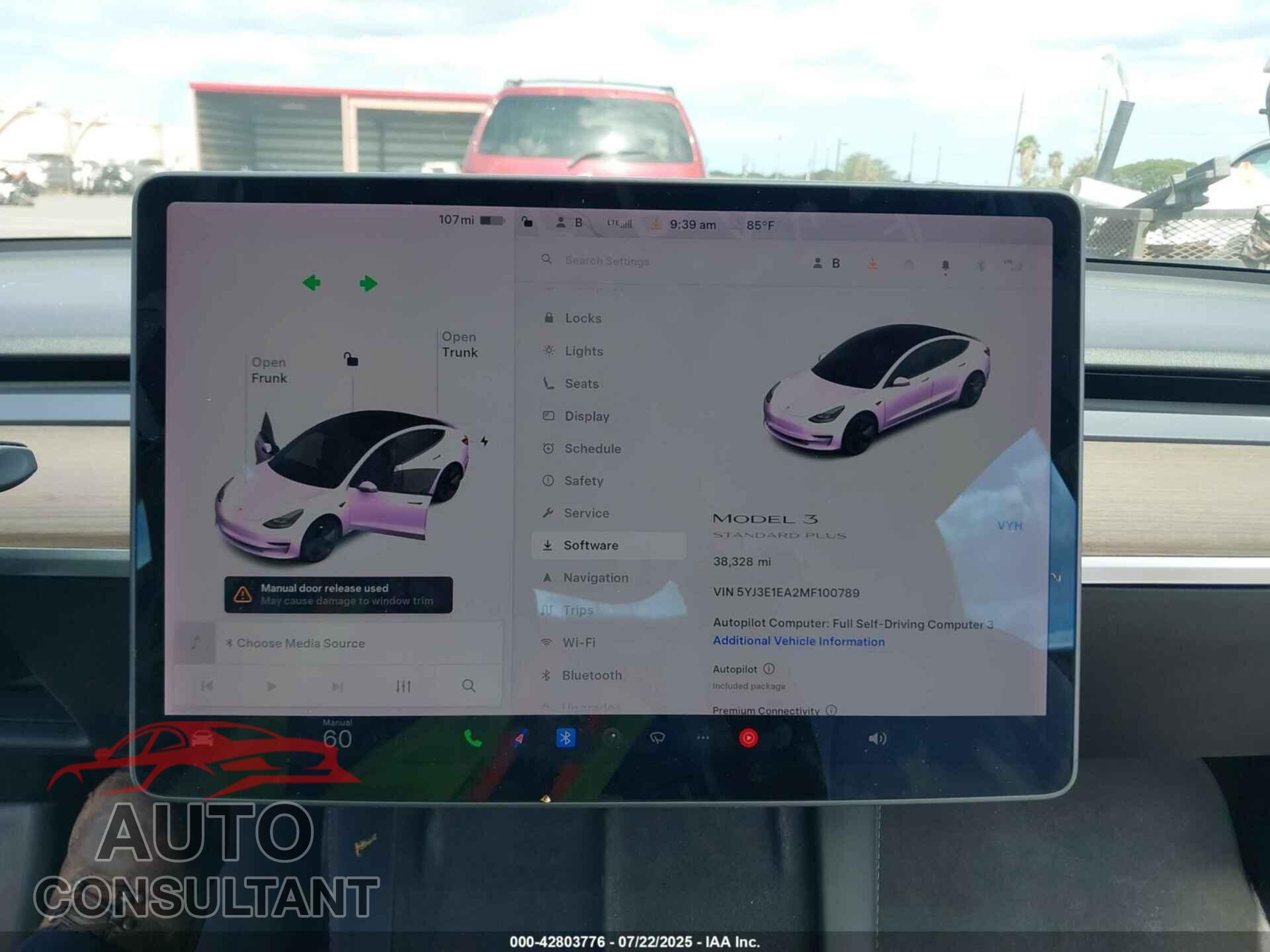 TESLA MODEL 3 2021 - 5YJ3E1EA2MF100789