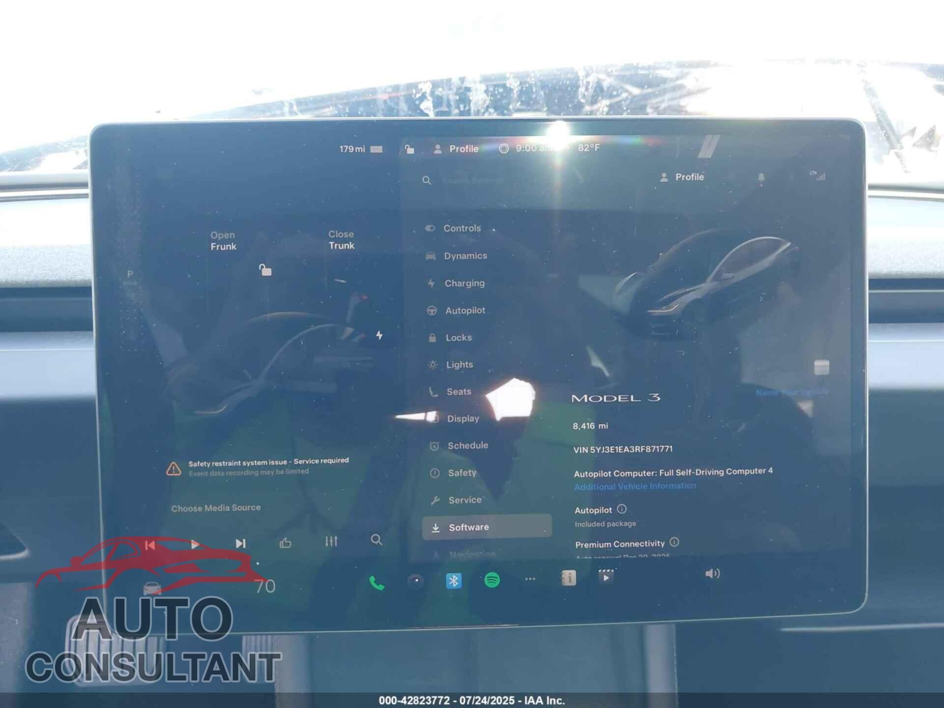 TESLA MODEL 3 2024 - 5YJ3E1EA3RF871771