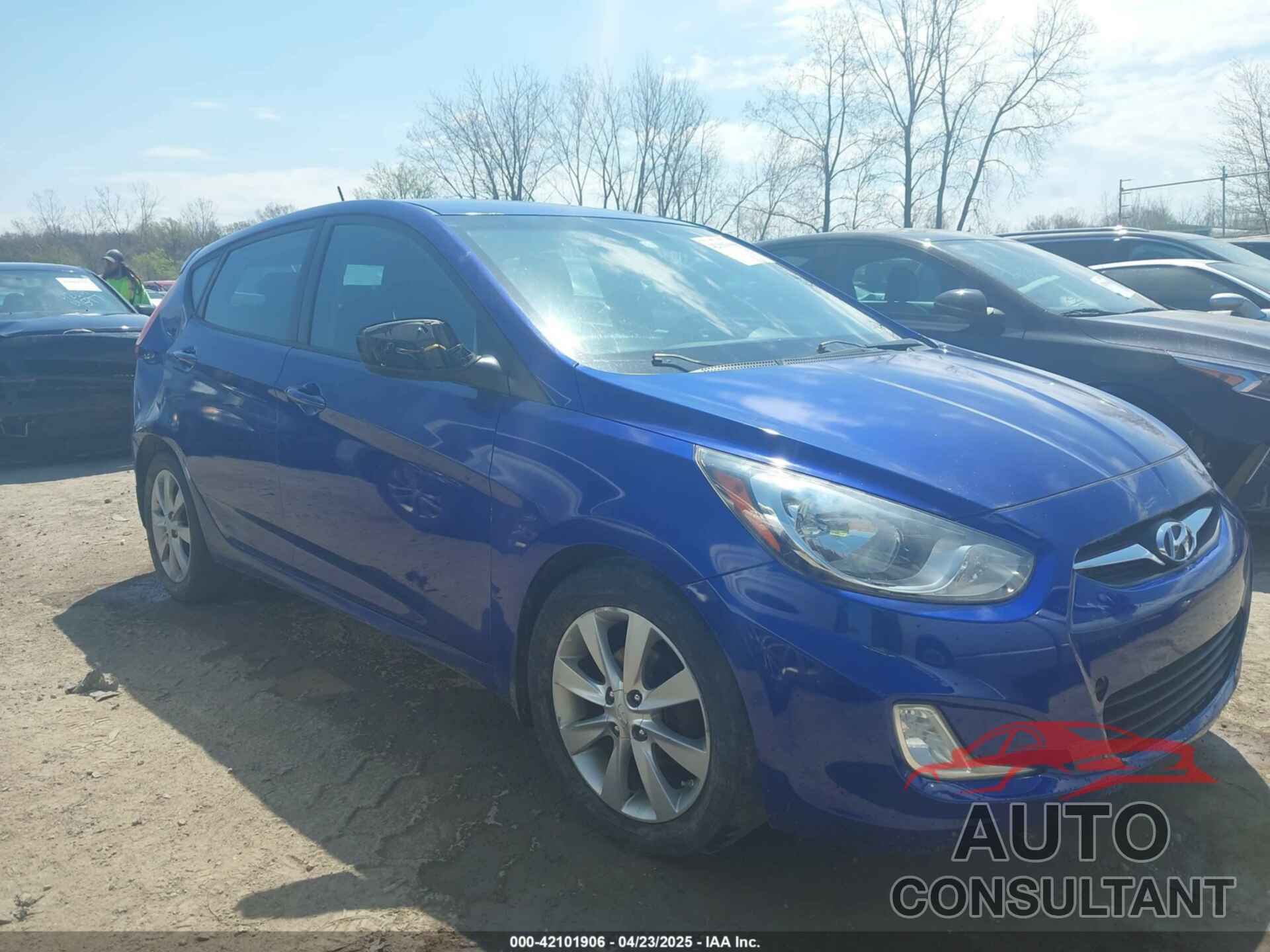 HYUNDAI ACCENT 2012 - KMHCU5AE9CU056584