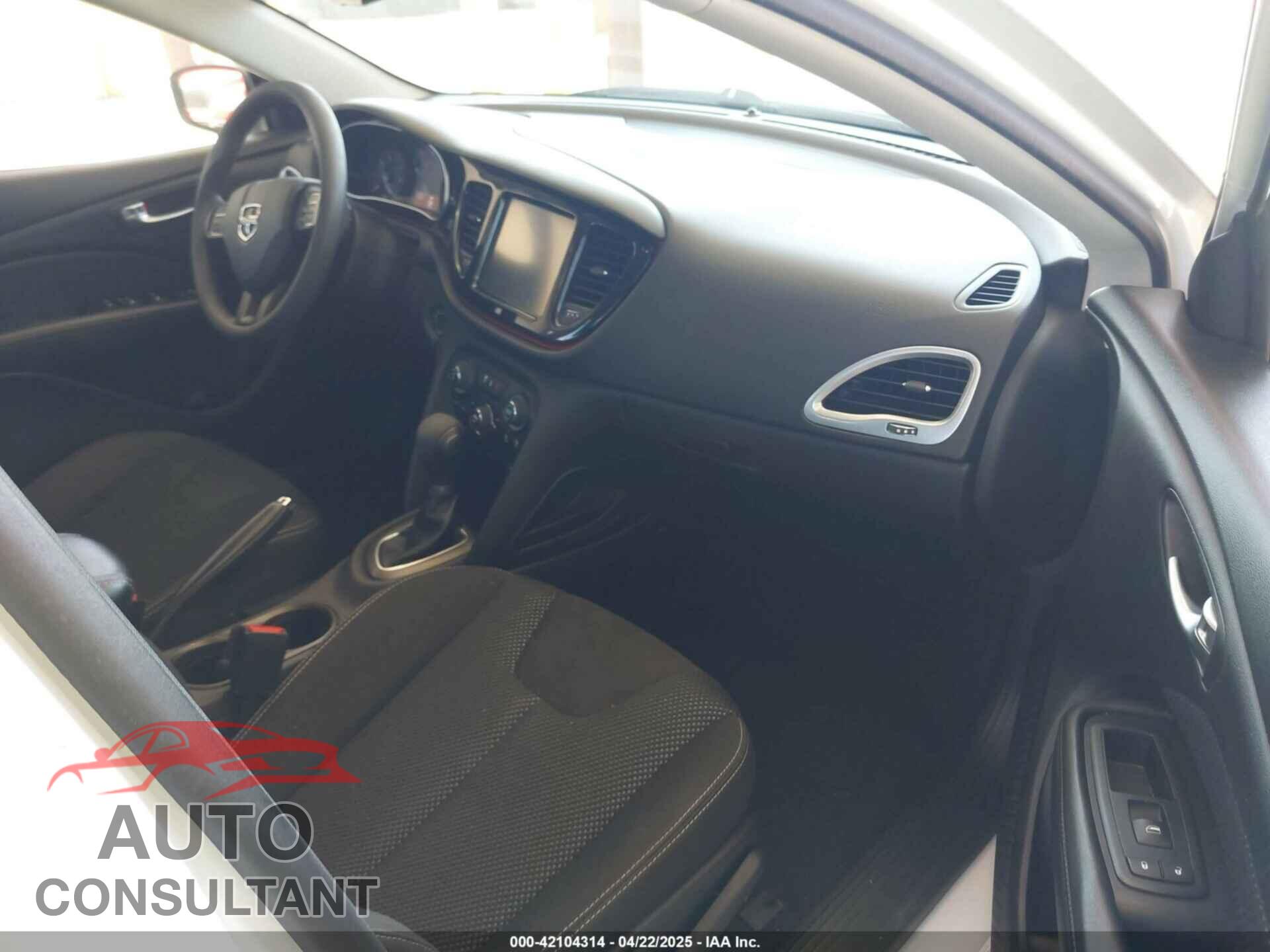 DODGE DART 2015 - 1C3CDFBB6FD306838