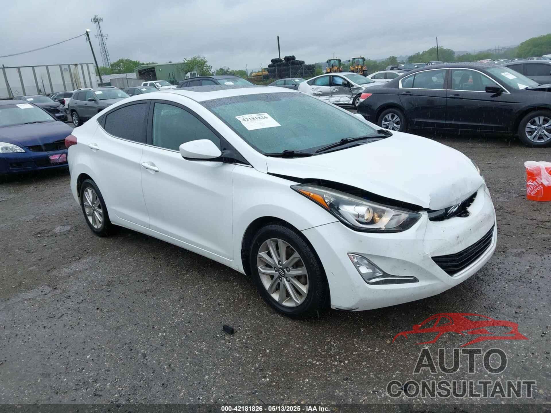 HYUNDAI ELANTRA 2015 - 5NPDH4AEXFH581854