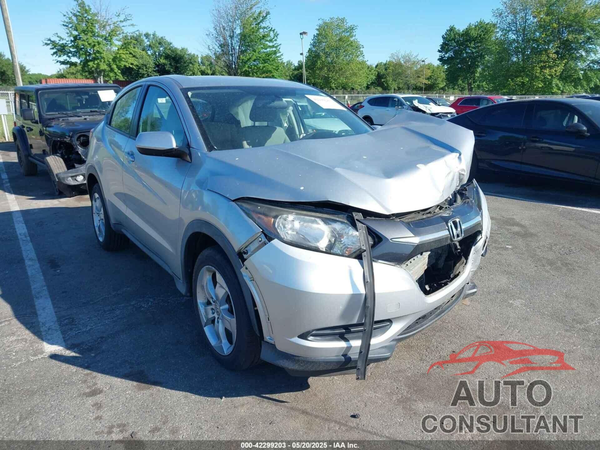 HONDA HR-V 2016 - 3CZRU6H31GM752188