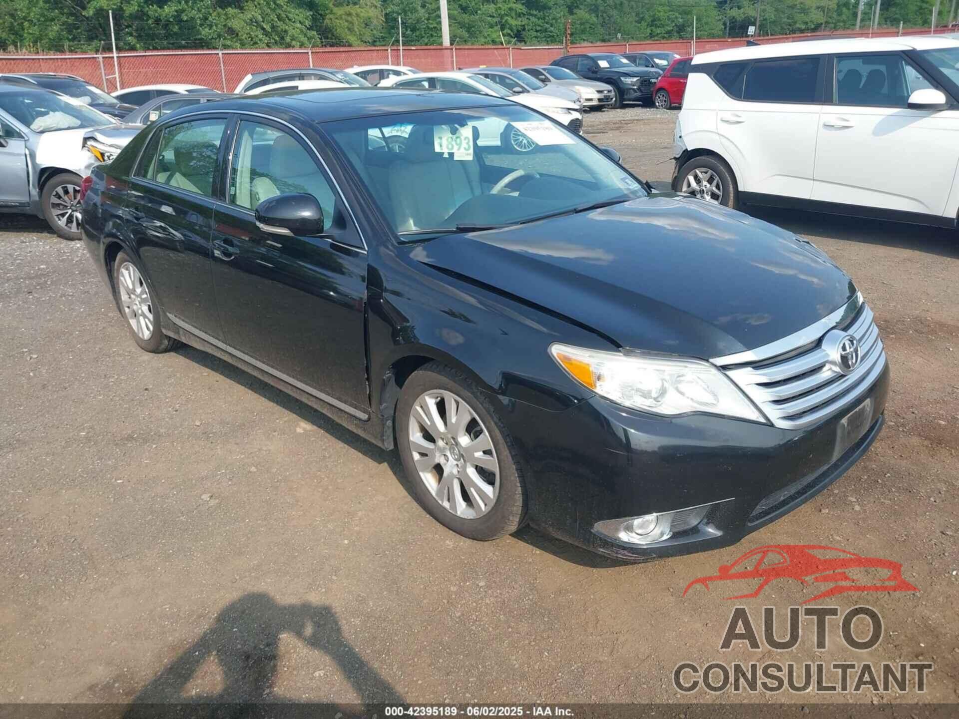 TOYOTA AVALON 2011 - 4T1BK3DB1BU434242