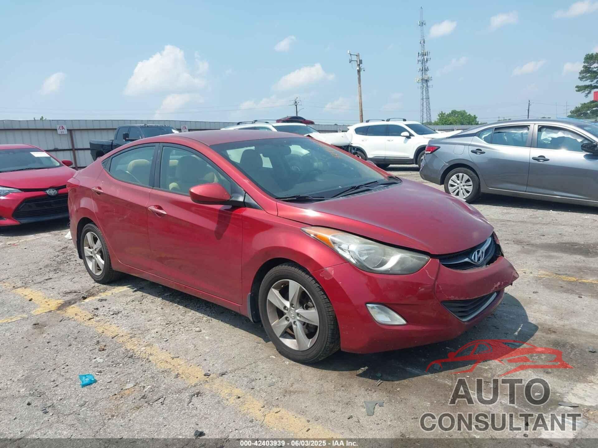 HYUNDAI ELANTRA 2013 - 5NPDH4AE1DH179332
