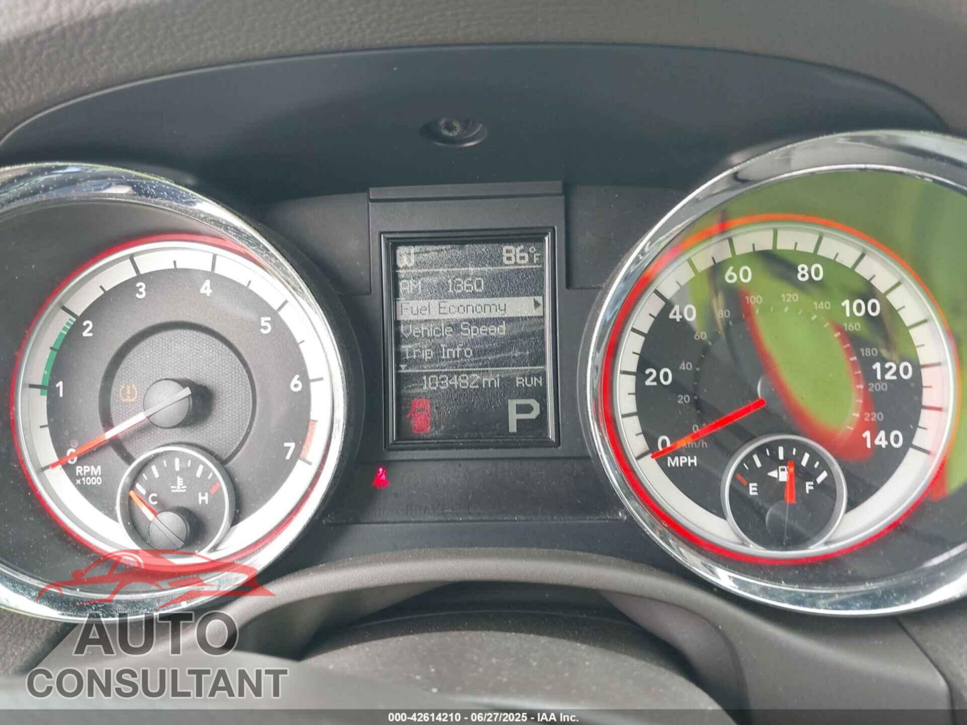 DODGE DURANGO 2013 - 1C4RDHAG1DC669503