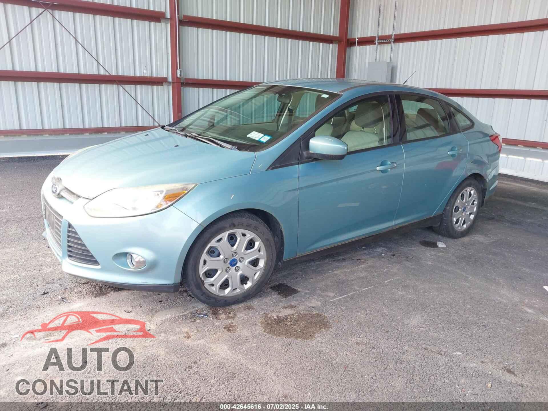 FORD FOCUS 2012 - 1FAHP3F21CL269593