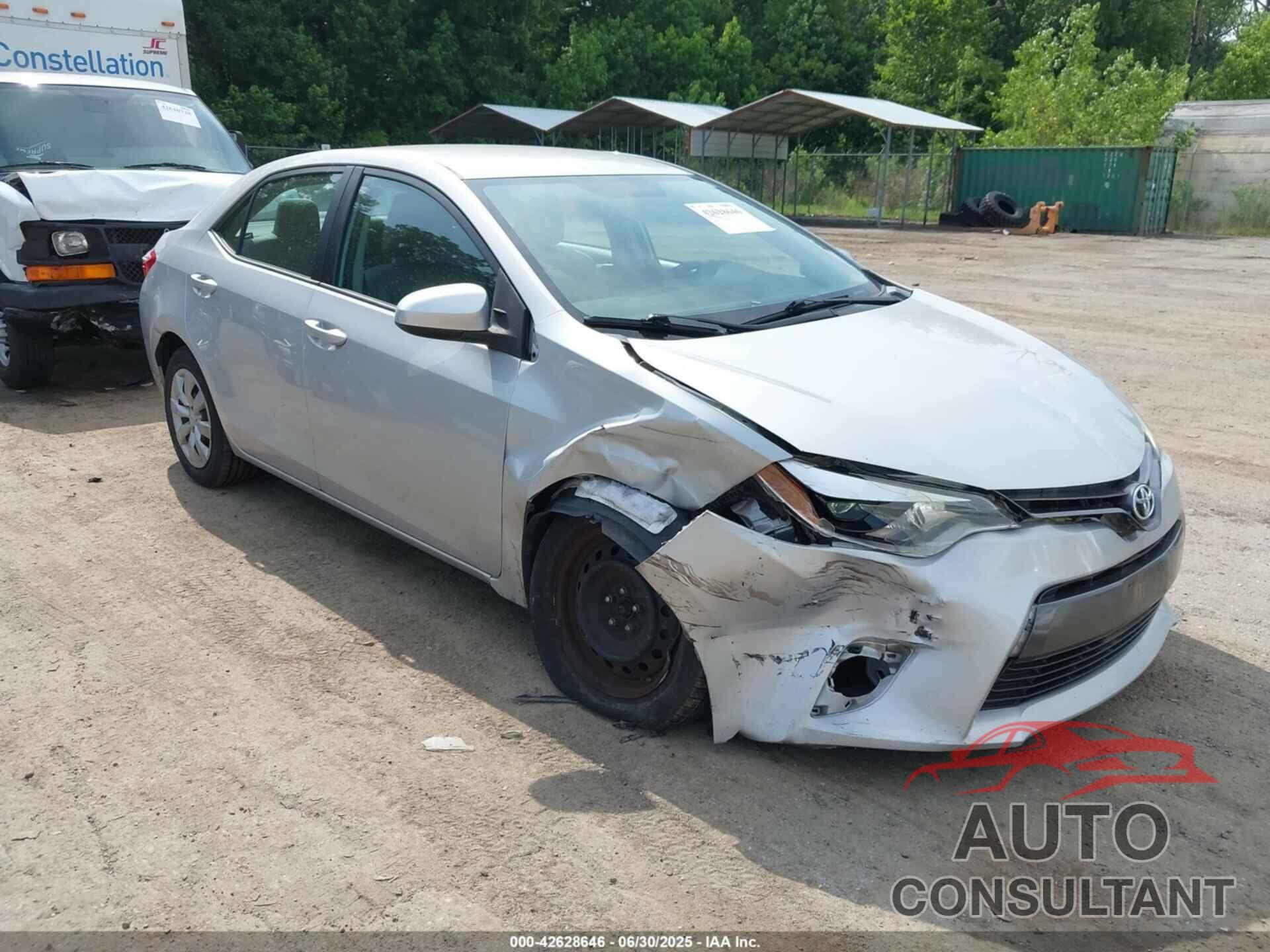TOYOTA COROLLA 2015 - 2T1BURHE6FC406865
