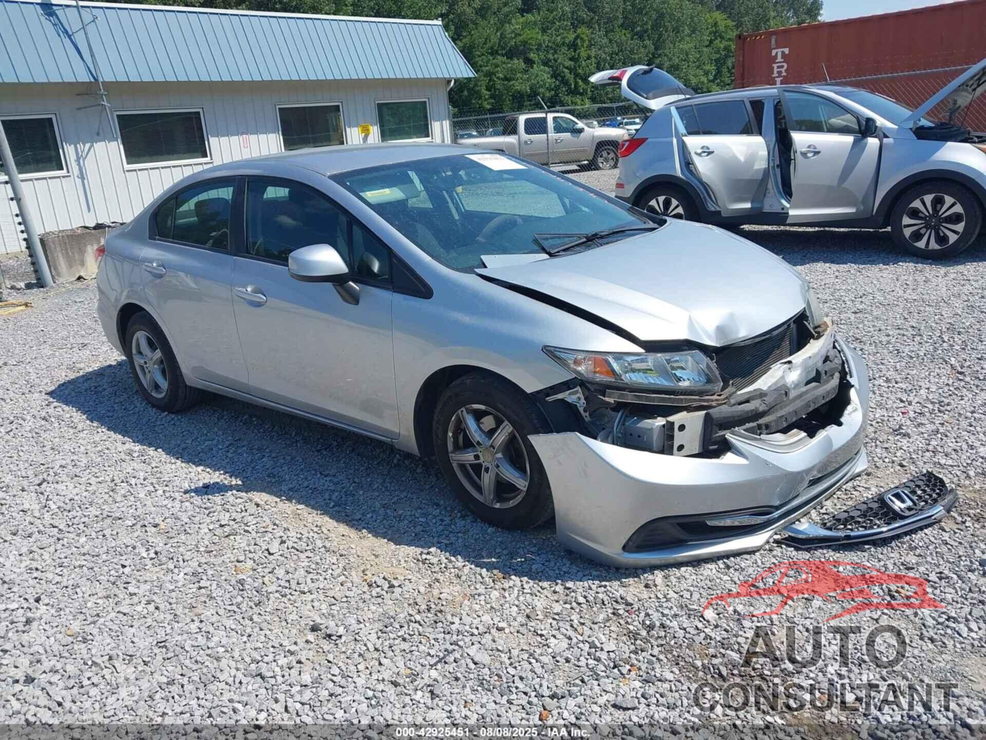 HONDA CIVIC 2013 - 2HGFB2F52DH566084