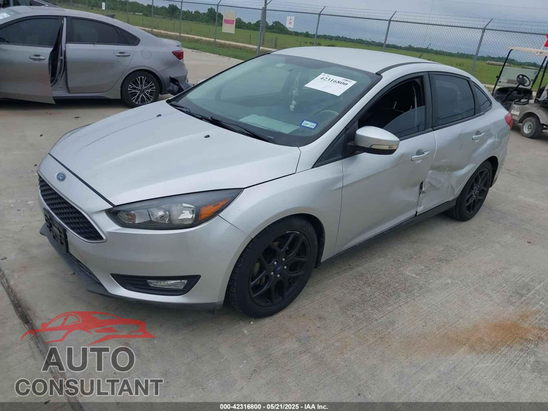 FORD FOCUS 2016 - 1FADP3F25GL391233