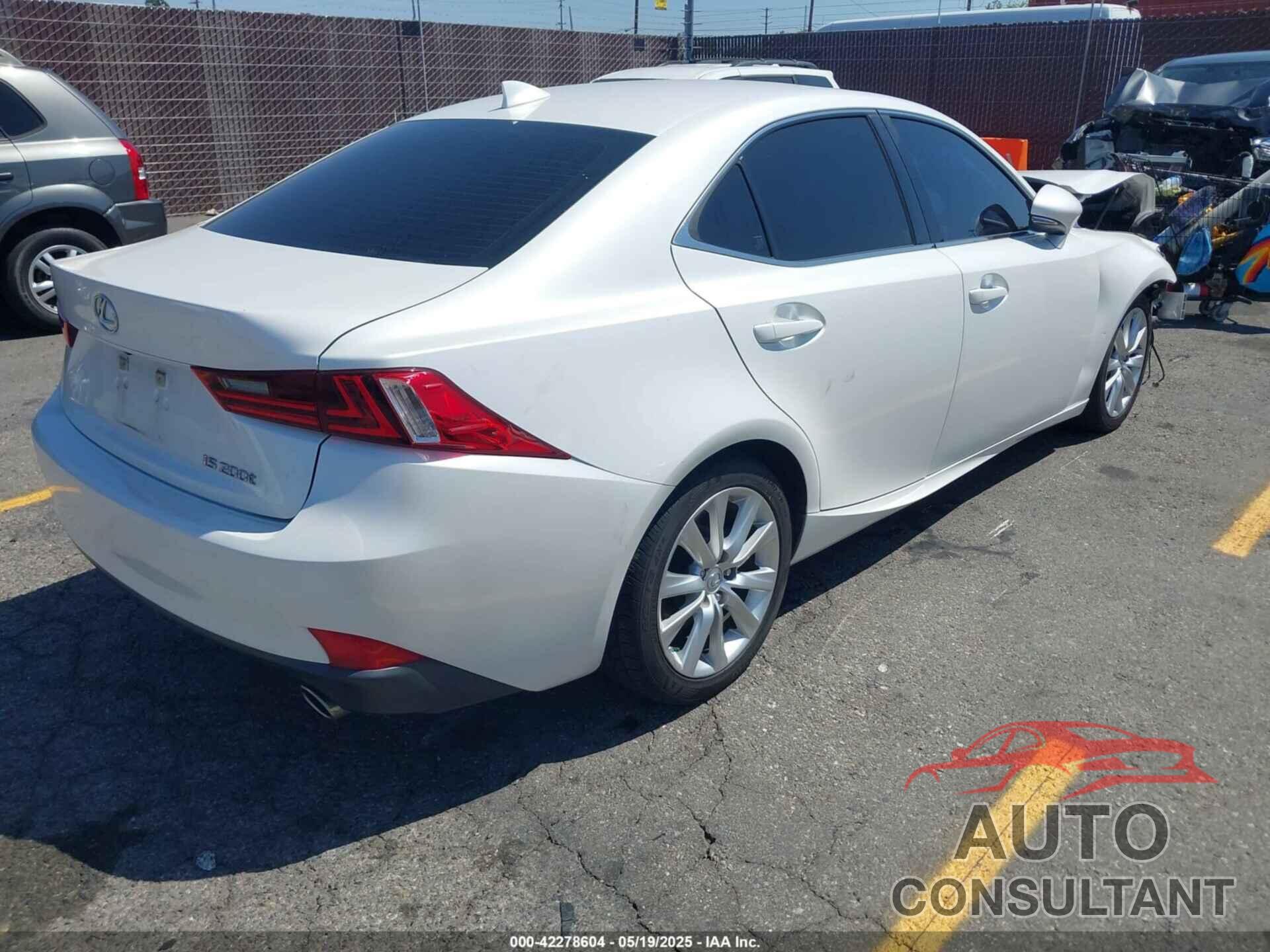 LEXUS IS 200T 2016 - JTHBA1D22G5036596