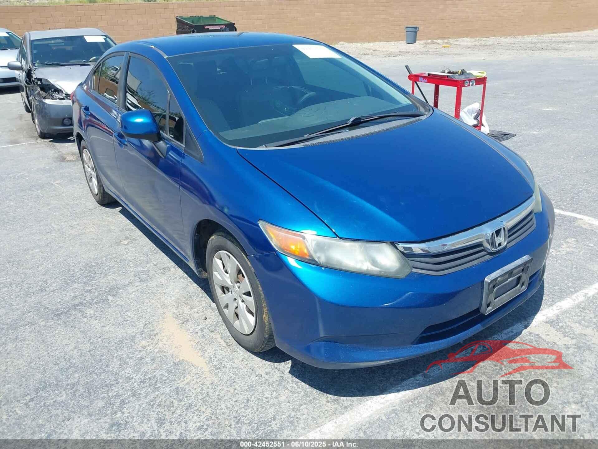 HONDA CIVIC 2012 - 2HGFB2F5XCH506939