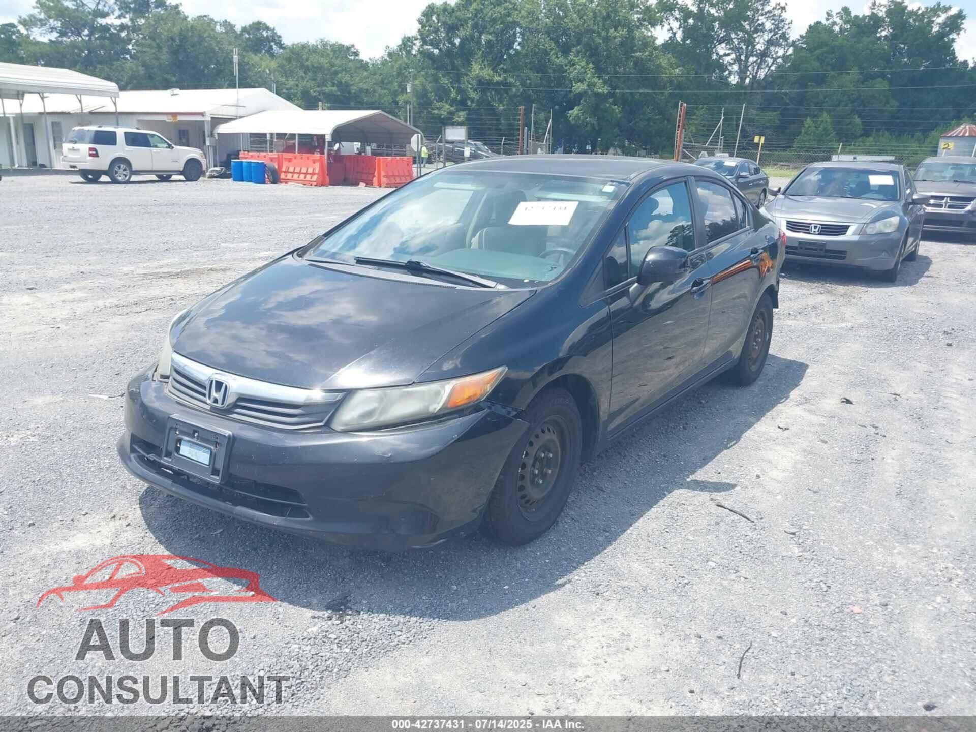 HONDA CIVIC 2012 - 19XFB2F53CE070137