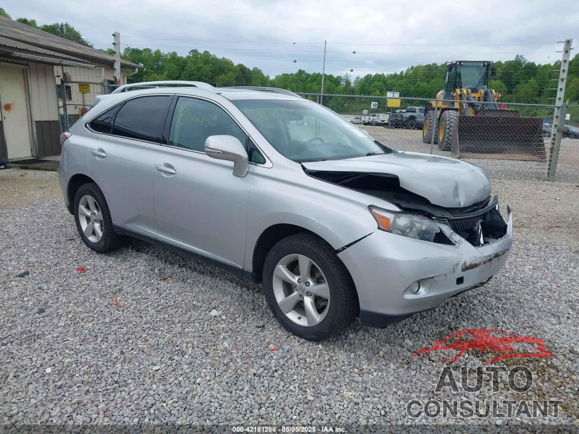 LEXUS RX 350 2010 - 2T2BK1BA6AC048118