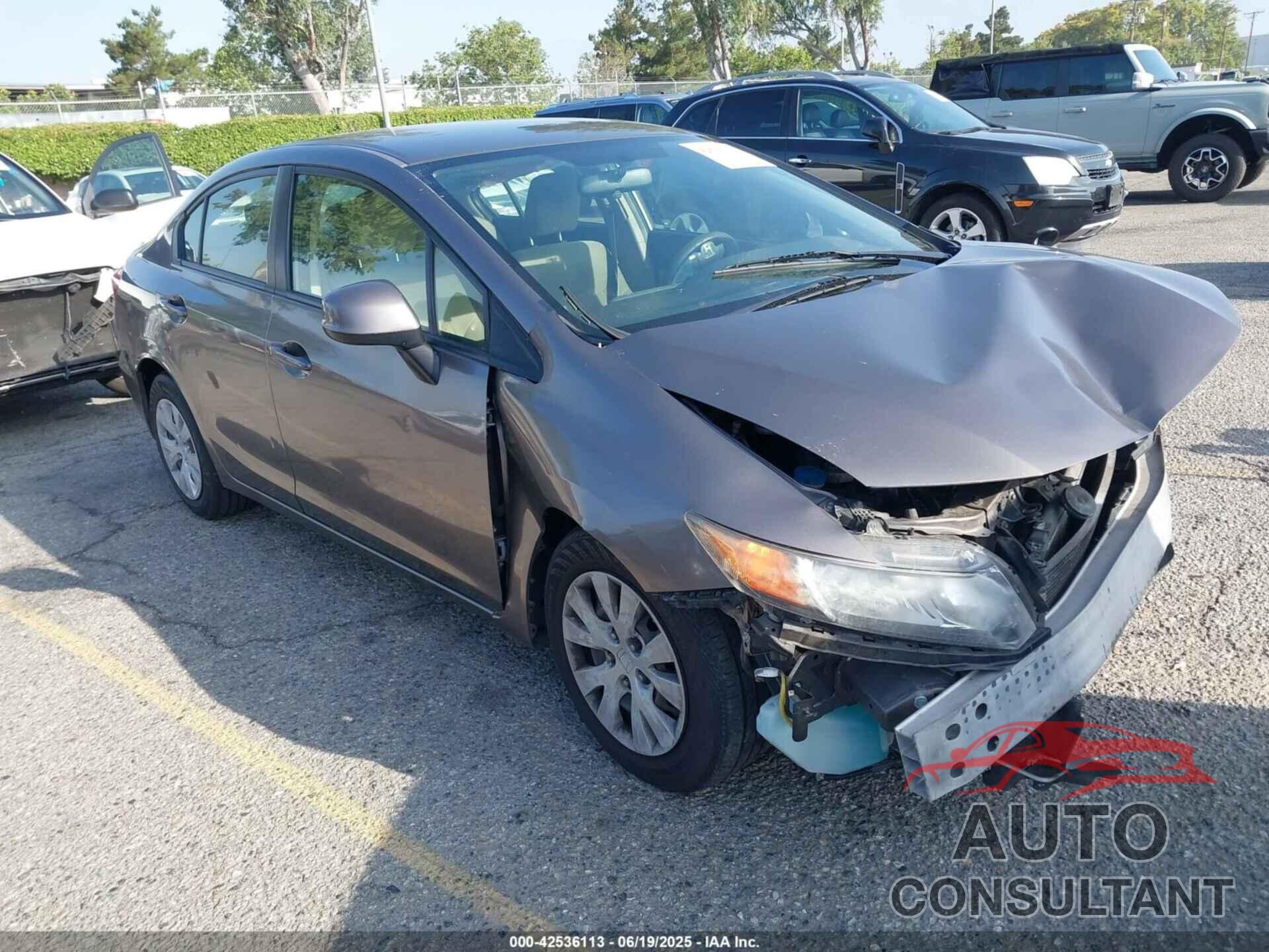 HONDA CIVIC 2012 - JHMFB2F59CS006177