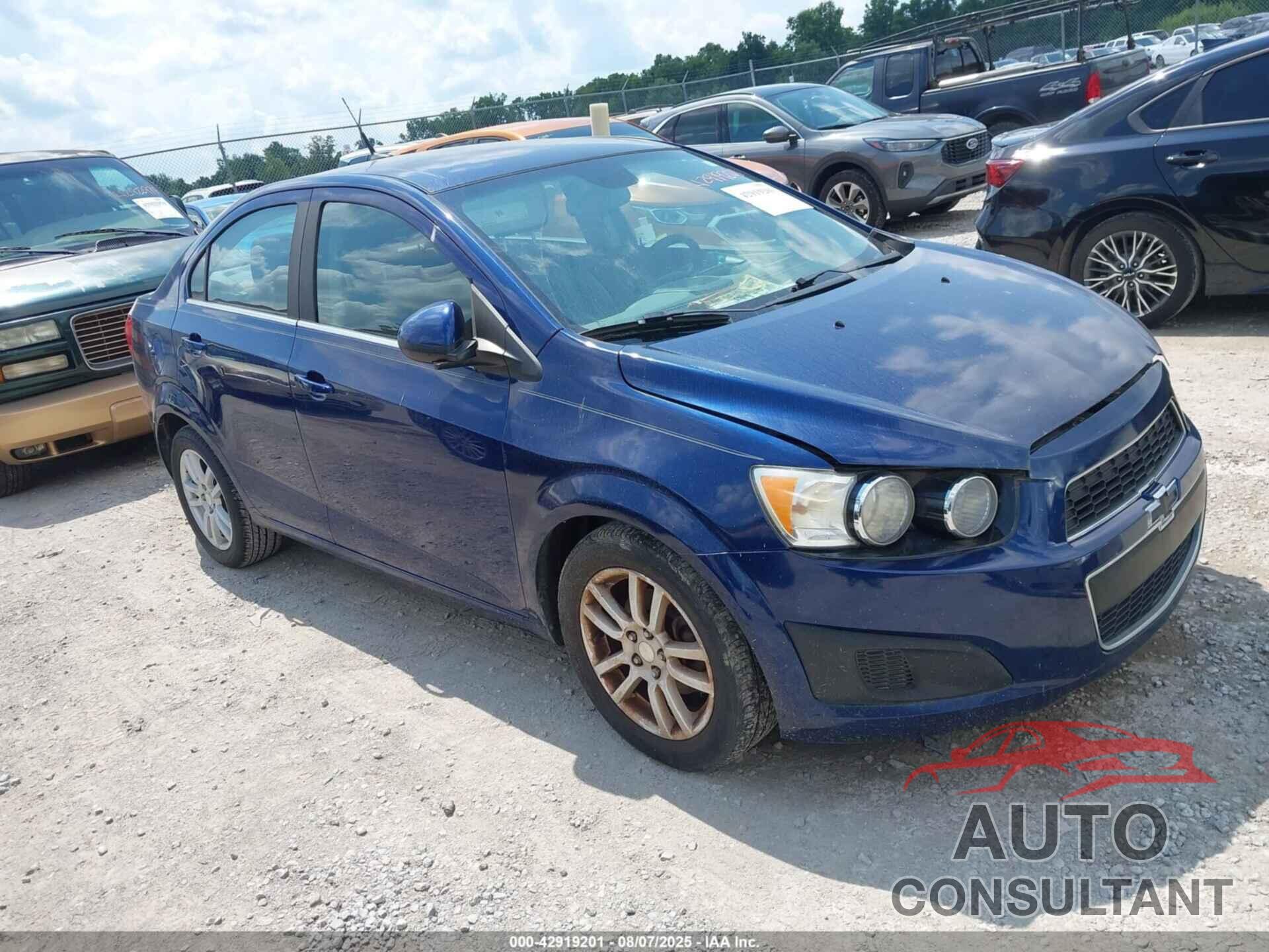 CHEVROLET SONIC 2012 - 1G1JC5SB0C4212975