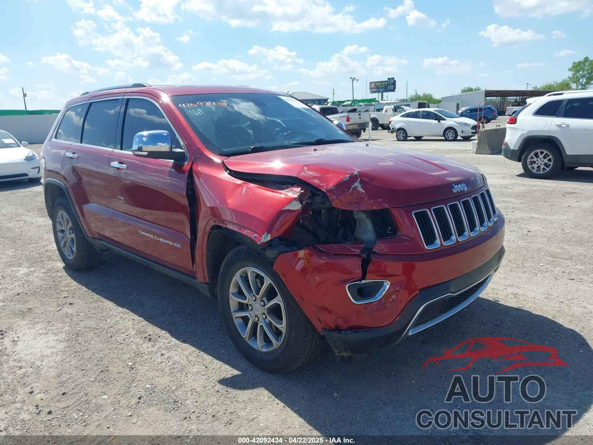 JEEP GRAND CHEROKEE 2014 - 1C4RJFBG9EC259559