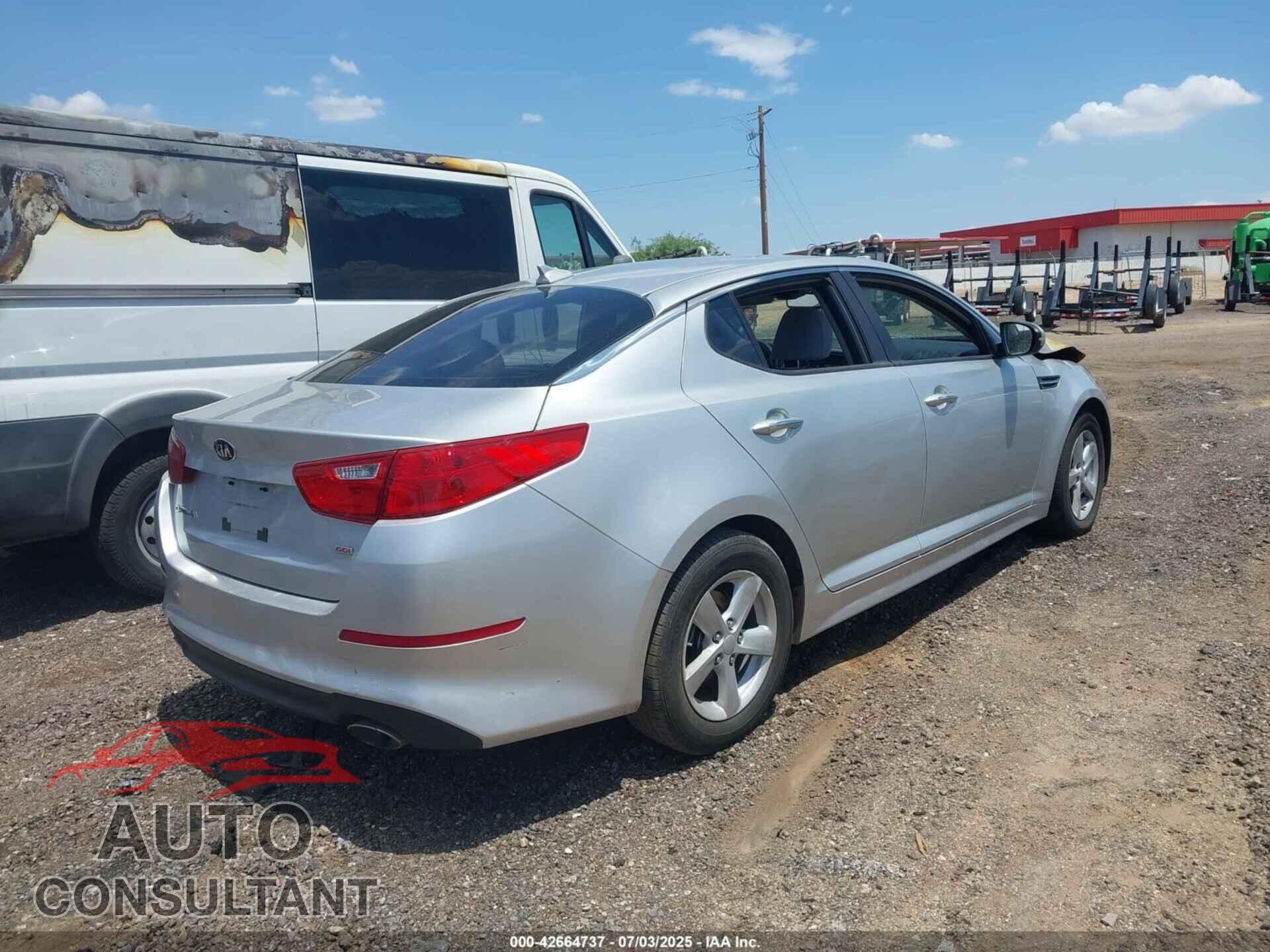 KIA OPTIMA 2014 - KNAGM4A77E5522332