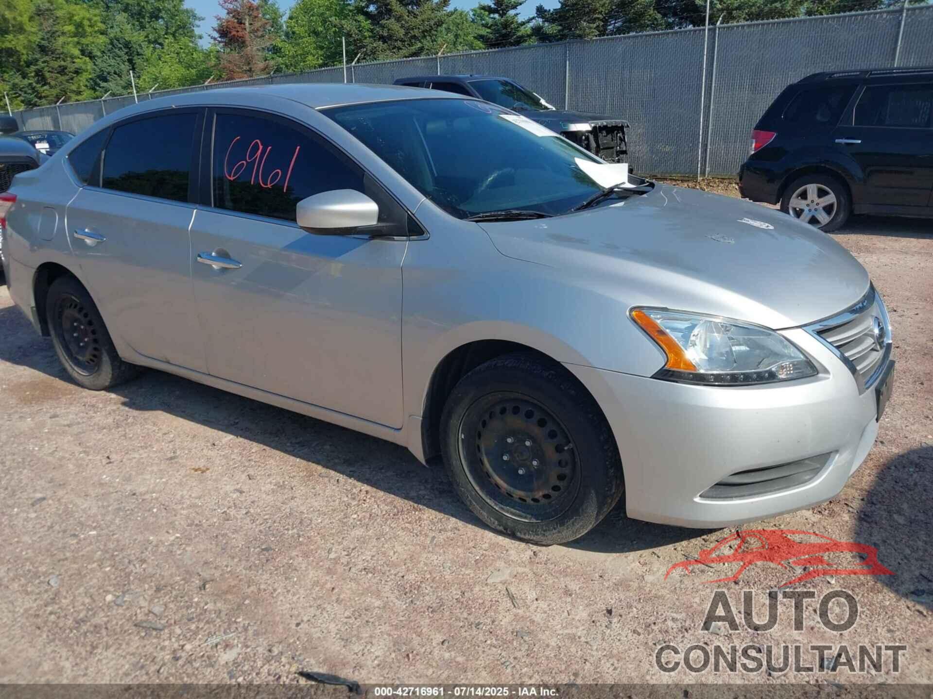 NISSAN SENTRA 2015 - 3N1AB7AP2FY239277