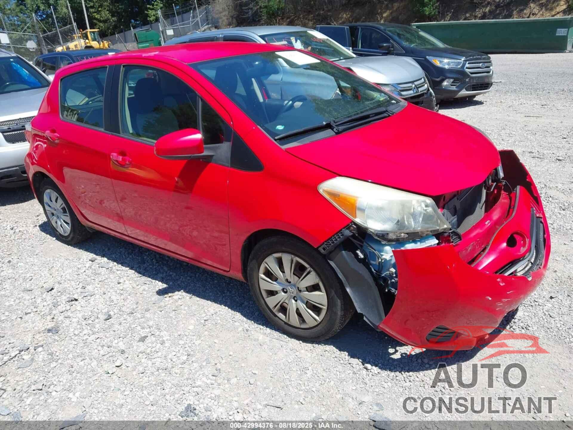 TOYOTA YARIS 2012 - JTDKTUD33CD527975