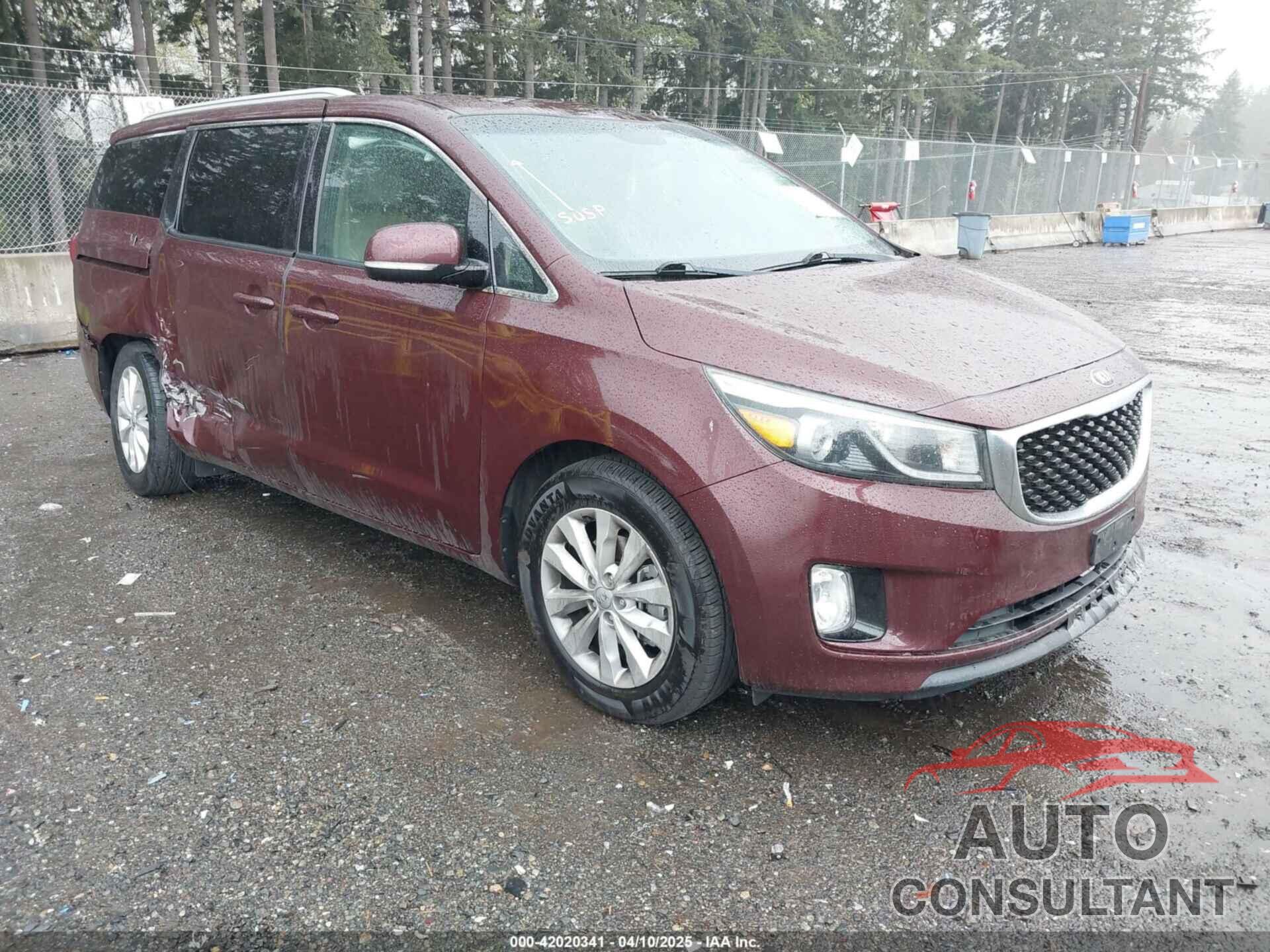 KIA SEDONA 2015 - KNDMC5C17F6025686