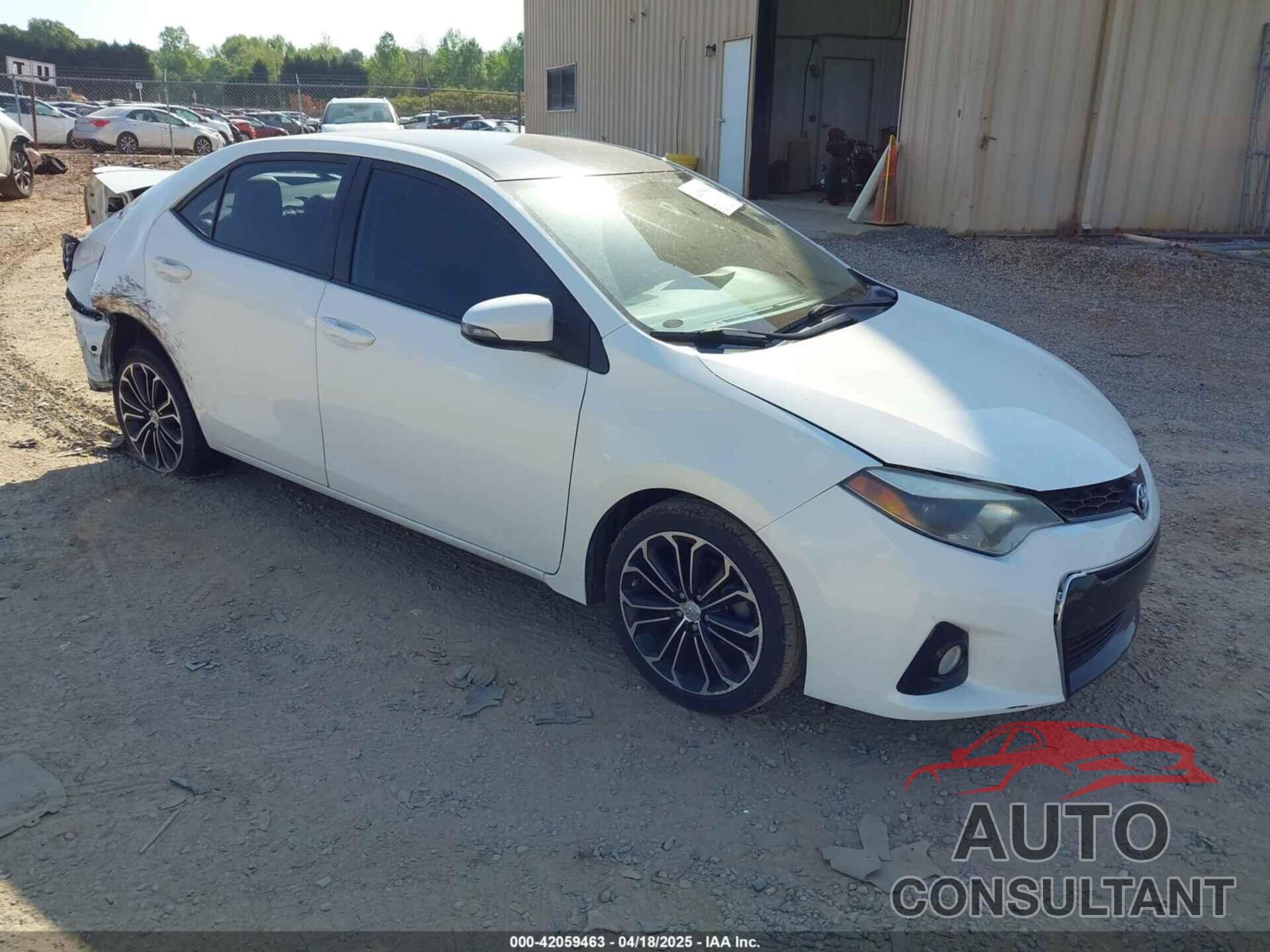 TOYOTA COROLLA 2015 - 5YFBURHE4FP278884