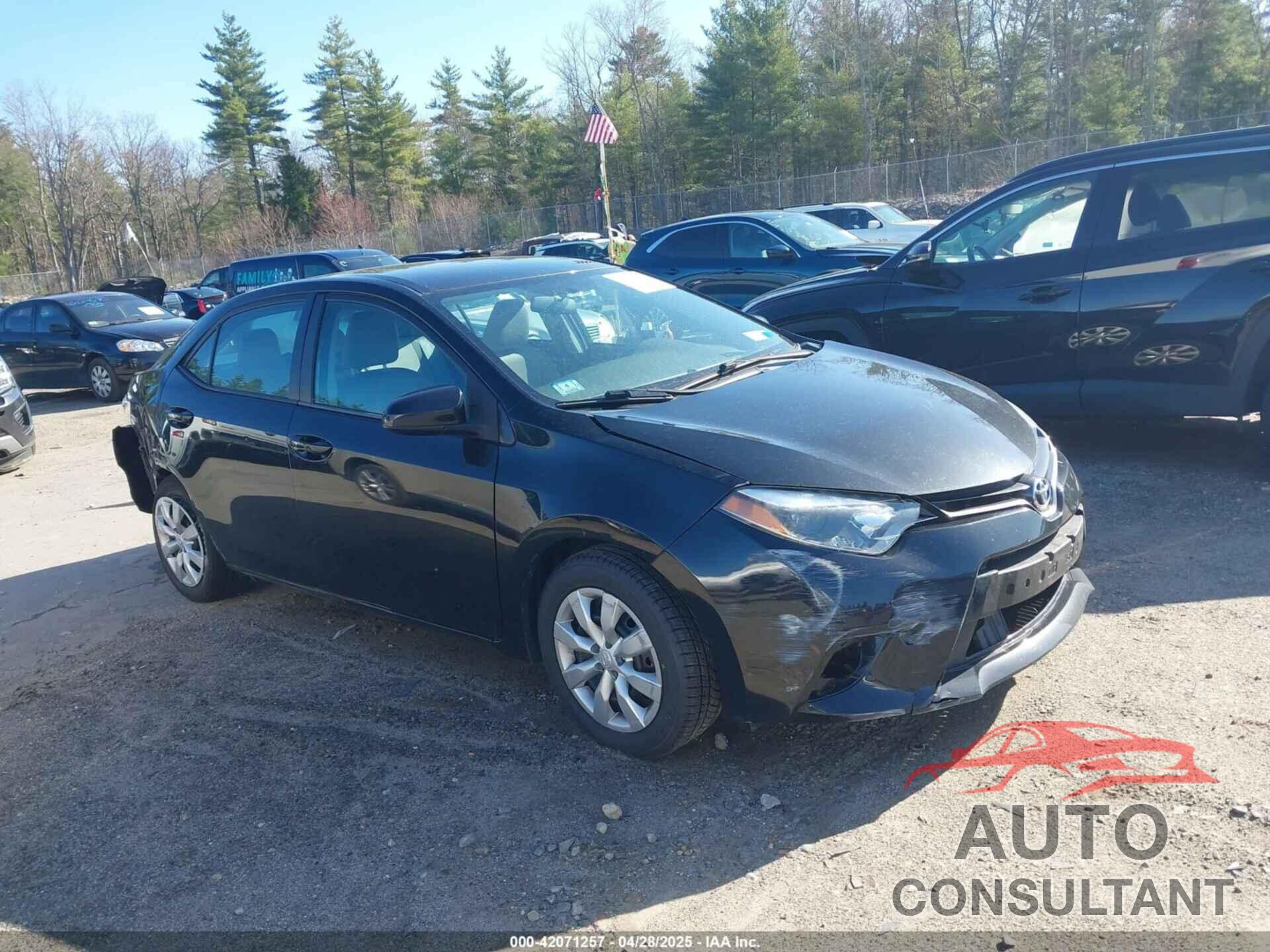 TOYOTA COROLLA 2016 - 2T1BURHE9GC521686