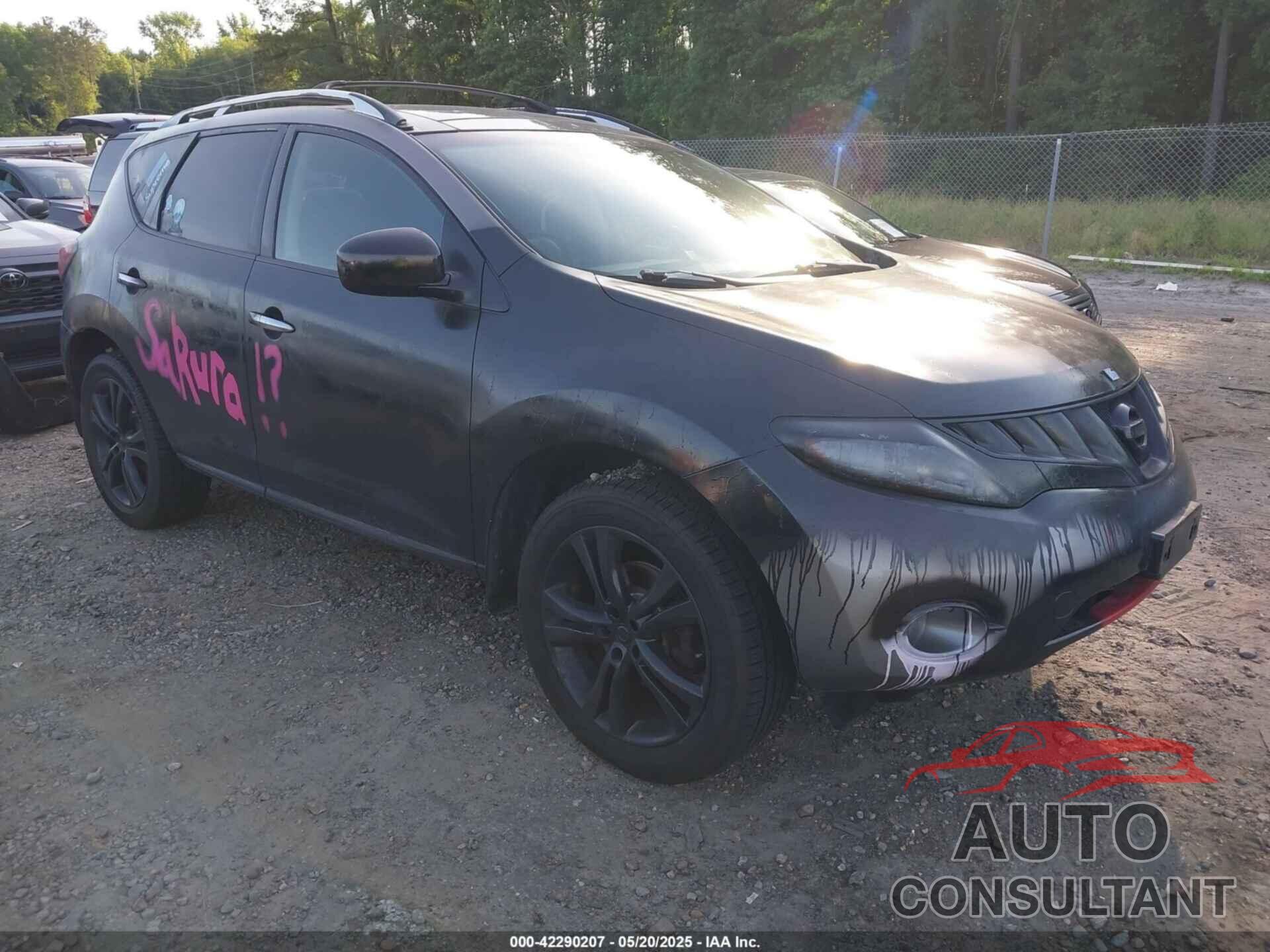 NISSAN MURANO 2009 - JN8AZ18W39W204363