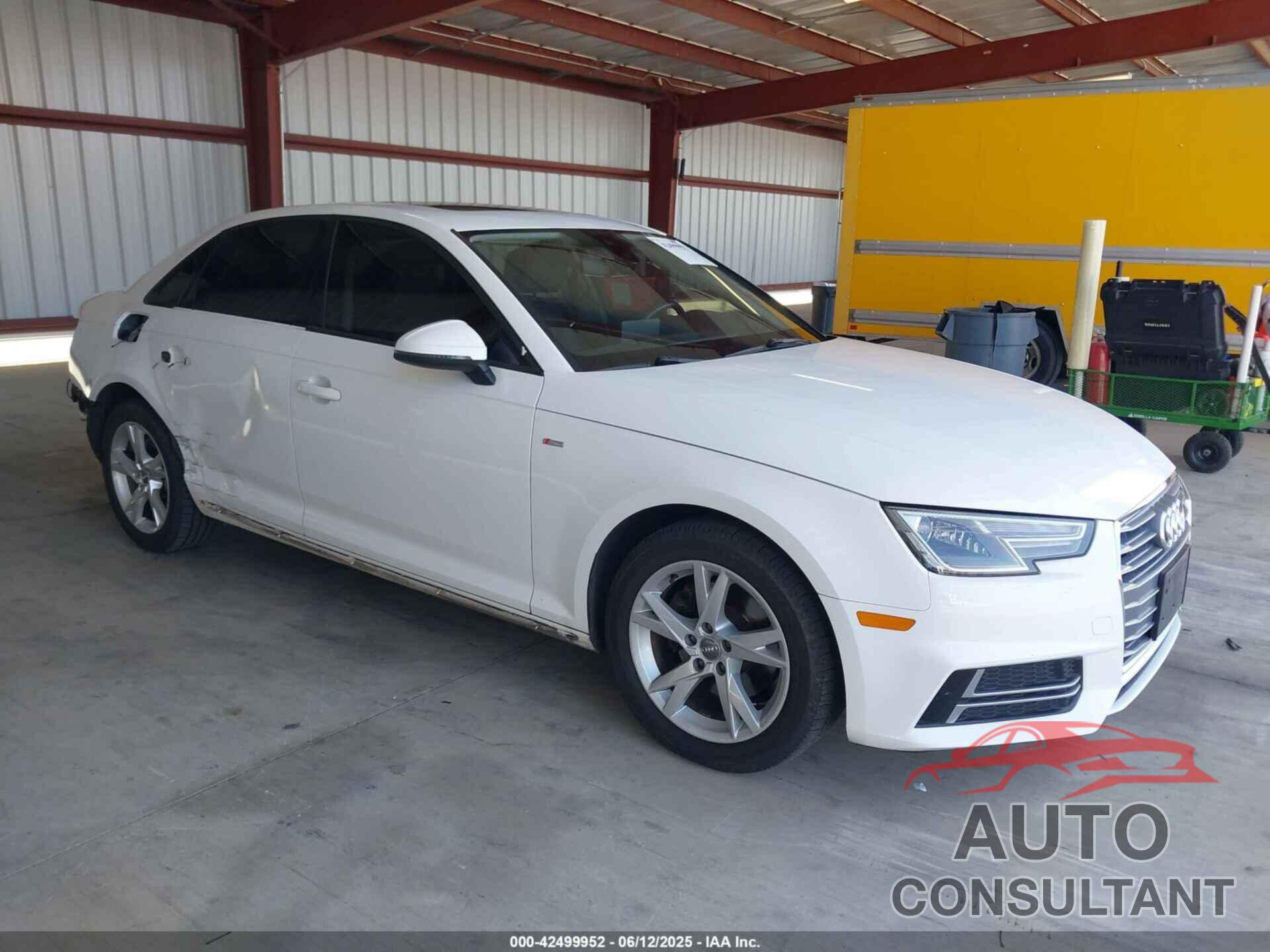 AUDI A4 2018 - WAUKMAF45JA132760