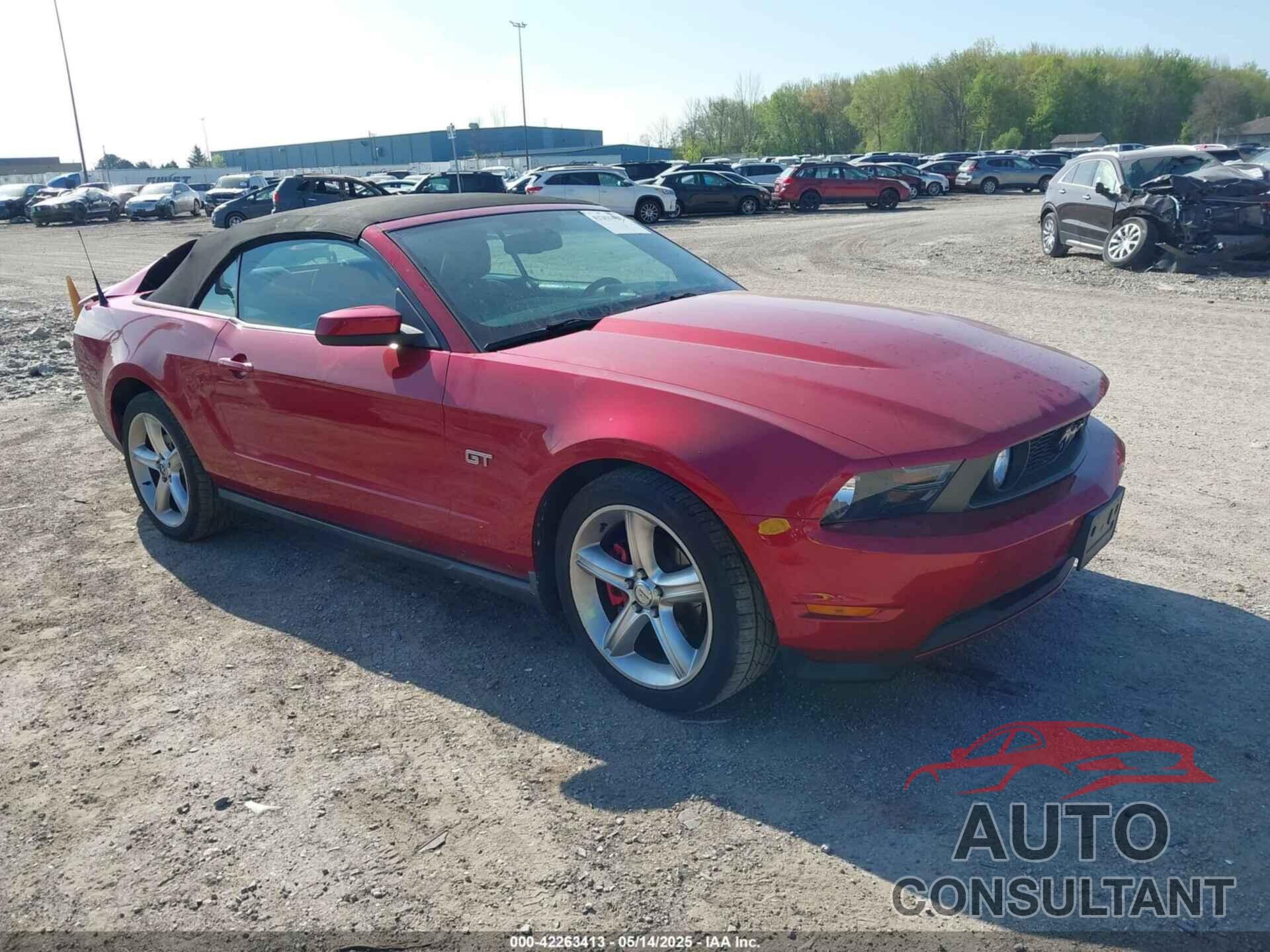 FORD MUSTANG 2010 - 1ZVBP8FH9A5117609