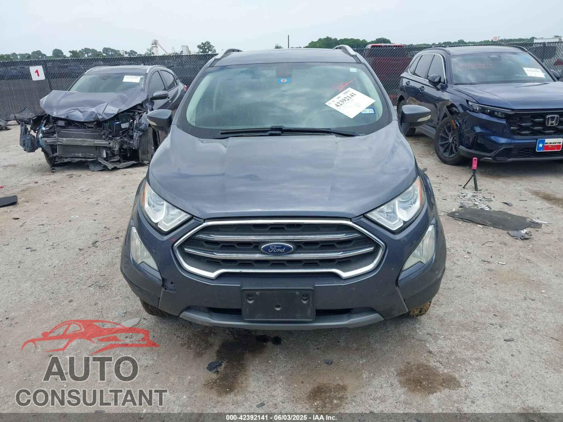 FORD ECOSPORT 2020 - MAJ6S3KL9LC382339
